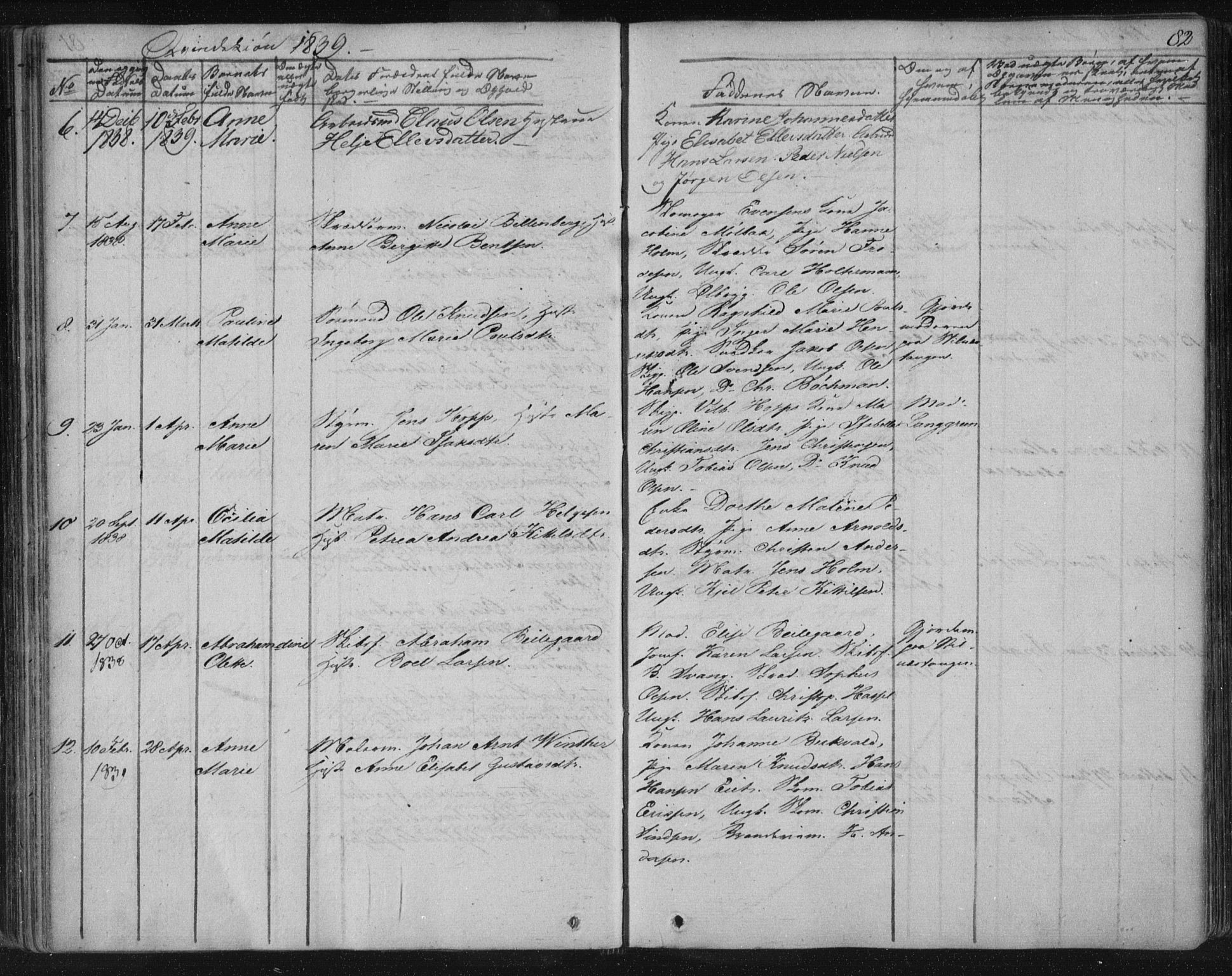 Kragerø kirkebøker, SAKO/A-278/F/Fa/L0005: Parish register (official) no. 5, 1832-1847, p. 82