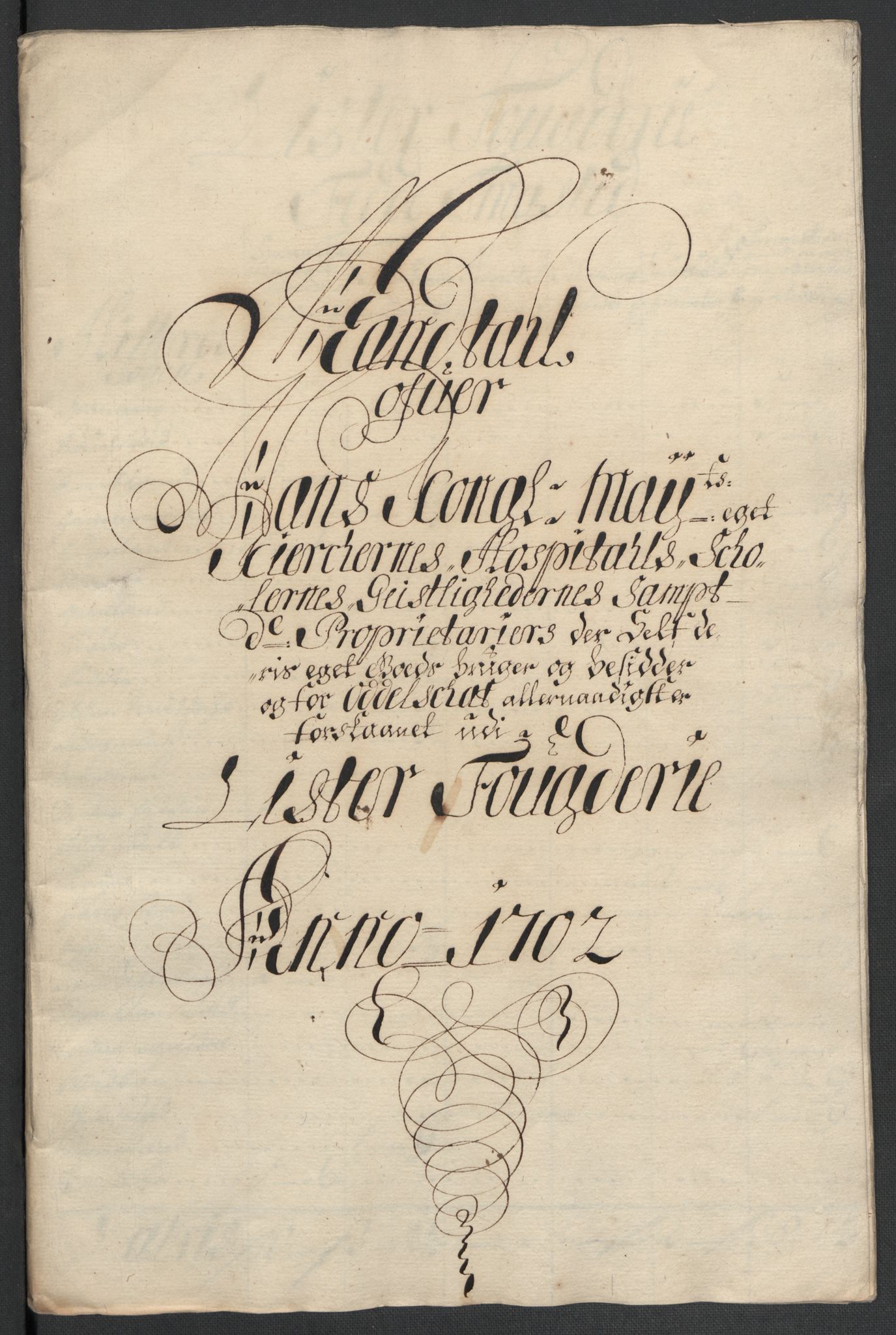 Rentekammeret inntil 1814, Reviderte regnskaper, Fogderegnskap, RA/EA-4092/R43/L2549: Fogderegnskap Lista og Mandal, 1701-1702, p. 310