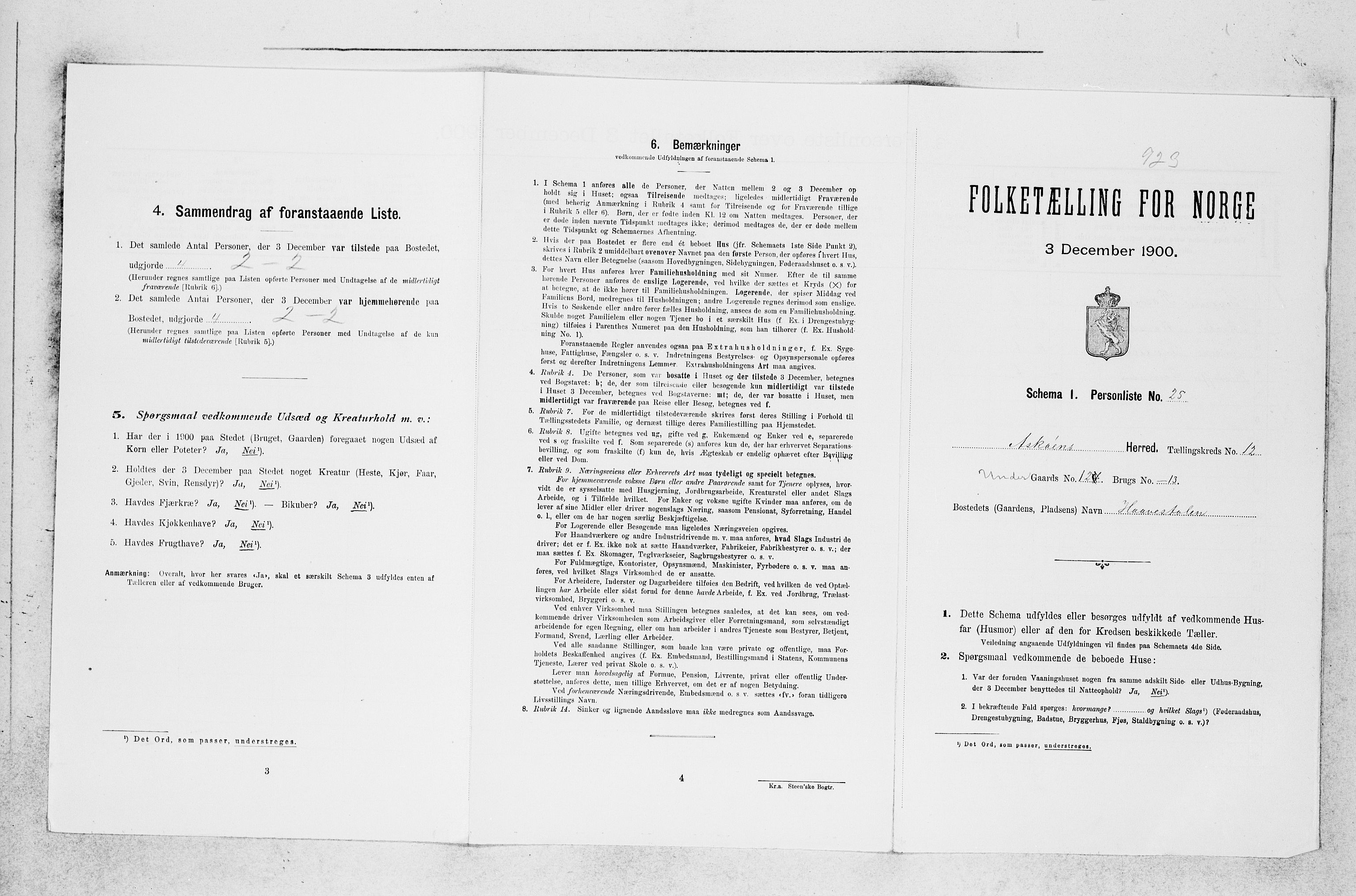 SAB, 1900 census for Askøy, 1900, p. 1641
