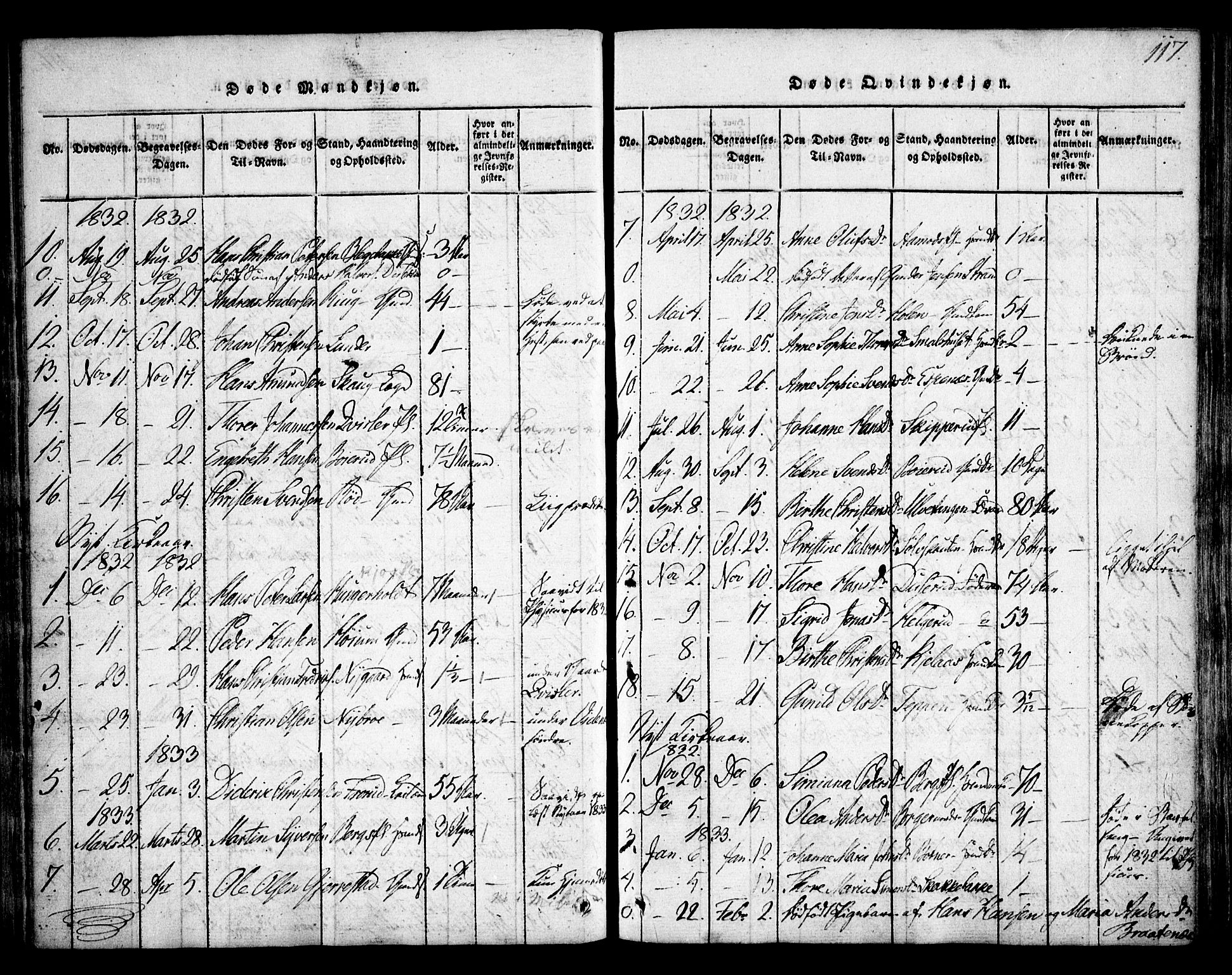 Skiptvet prestekontor Kirkebøker, SAO/A-20009/F/Fa/L0005: Parish register (official) no. 5, 1814-1838, p. 117