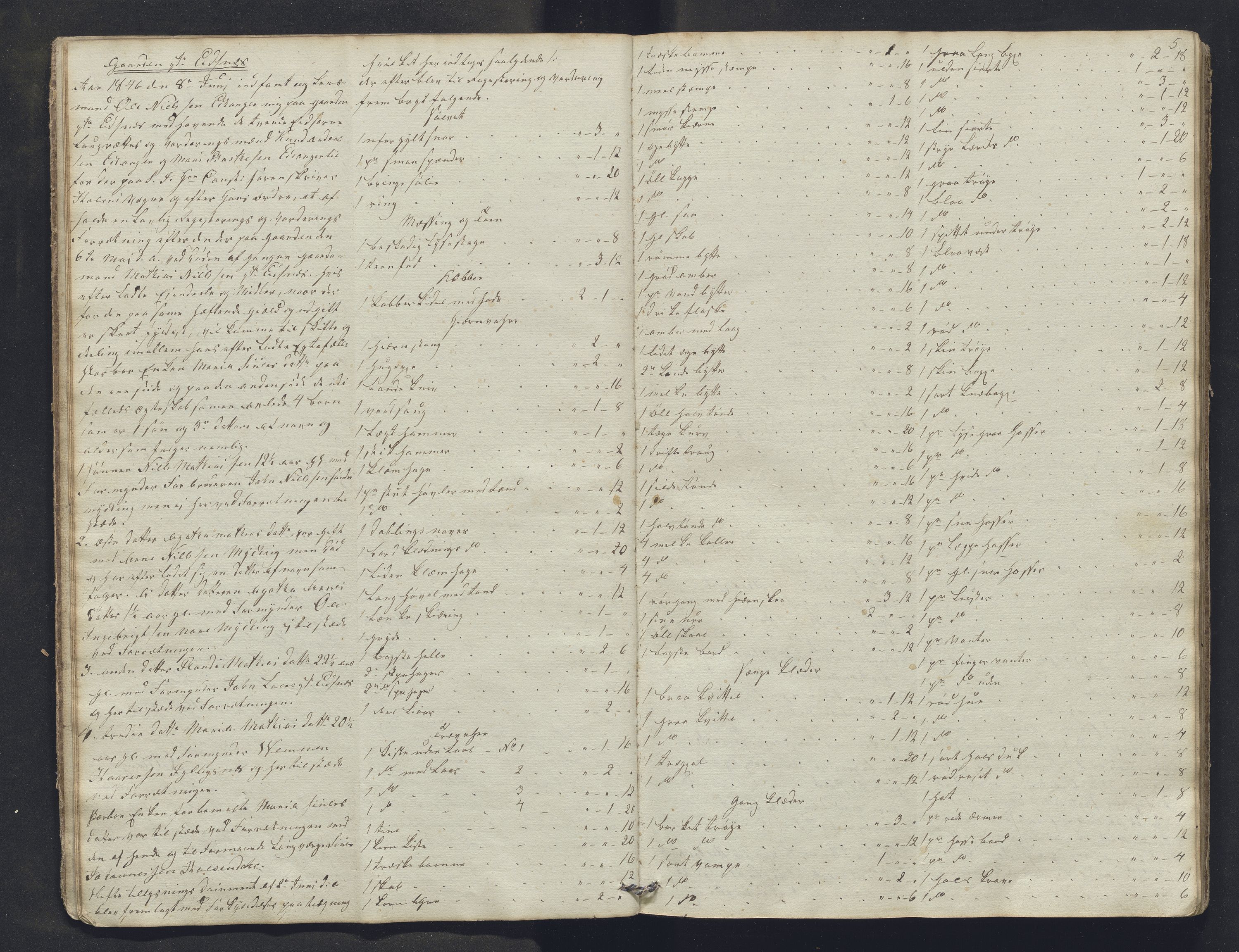 Nordhordland sorenskrivar, AV/SAB-A-2901/1/H/Hb/L0005: Registreringsprotokollar, 1846-1850, p. 5
