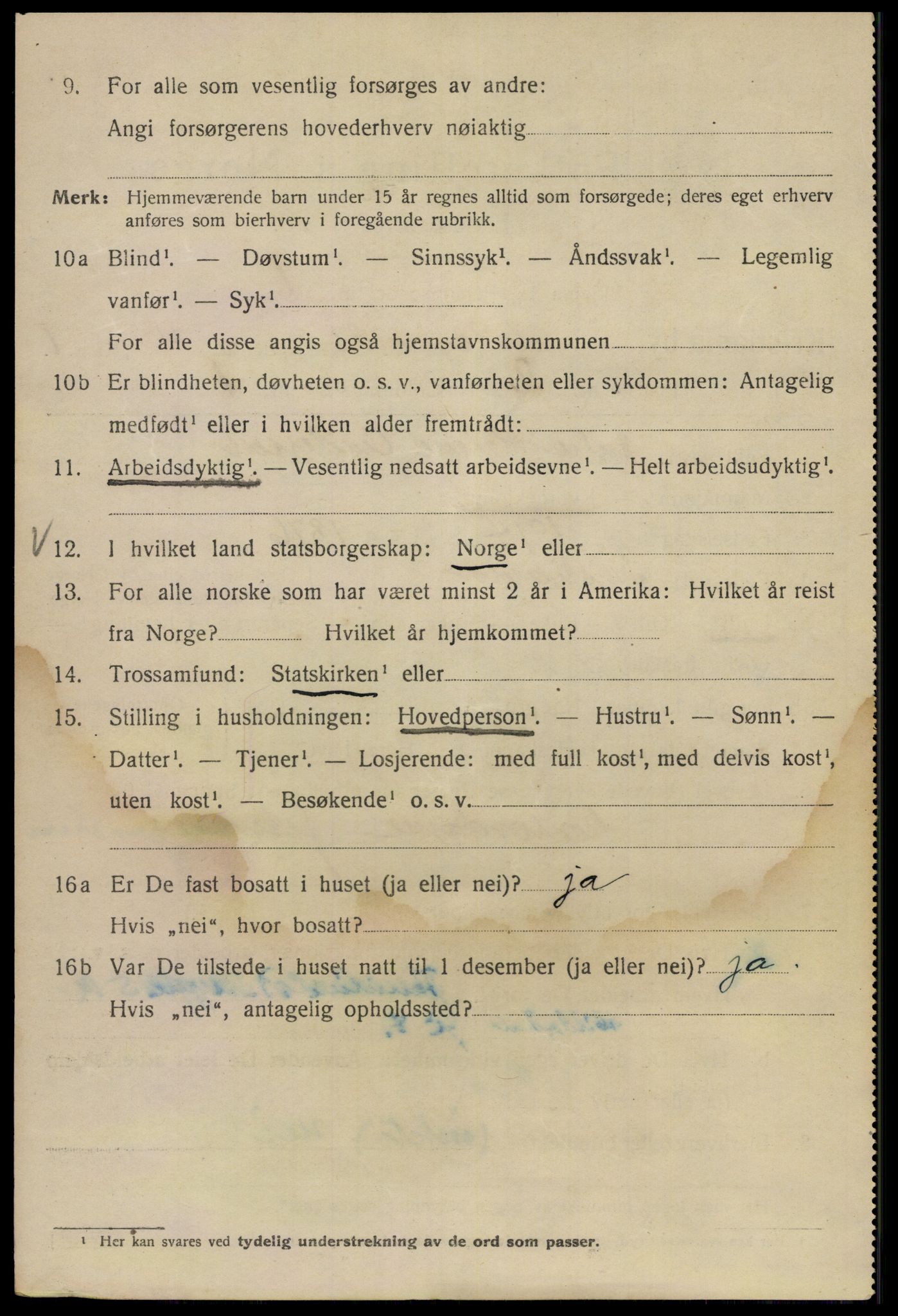 SAO, 1920 census for Kristiania, 1920, p. 137014