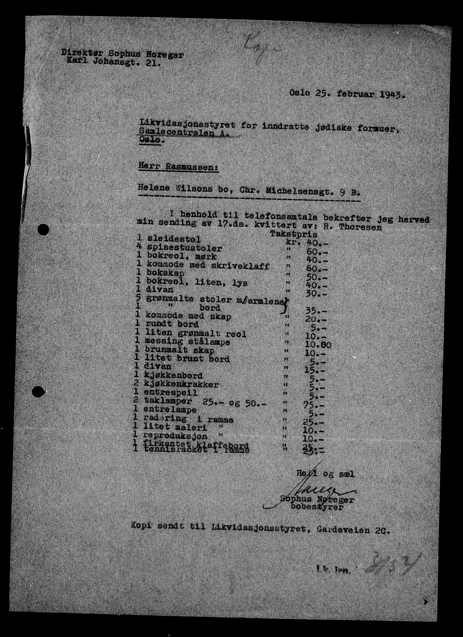 Justisdepartementet, Tilbakeføringskontoret for inndratte formuer, AV/RA-S-1564/H/Hc/Hcc/L0986: --, 1945-1947, p. 420