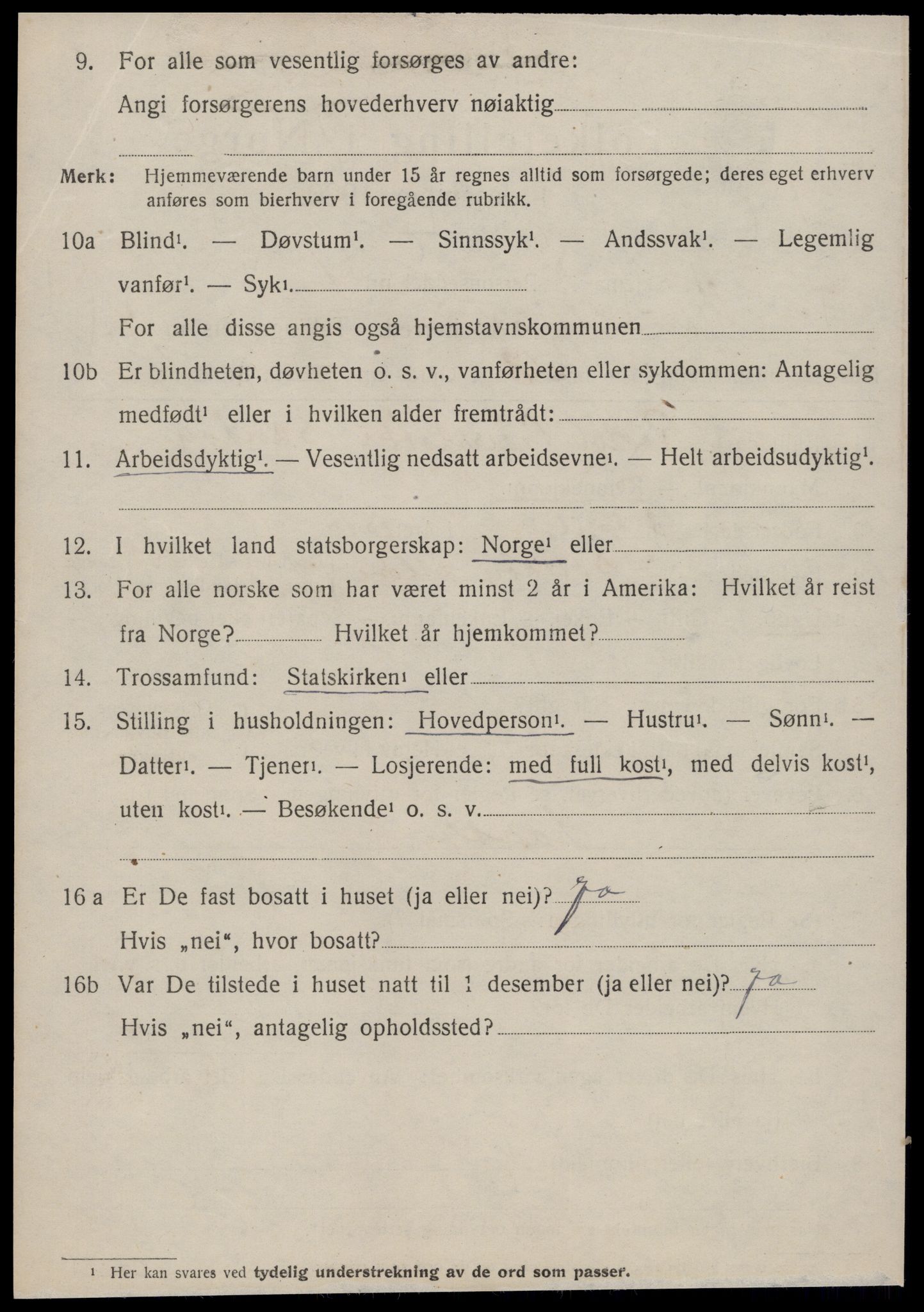 SAT, 1920 census for Hjørundfjord, 1920, p. 1616