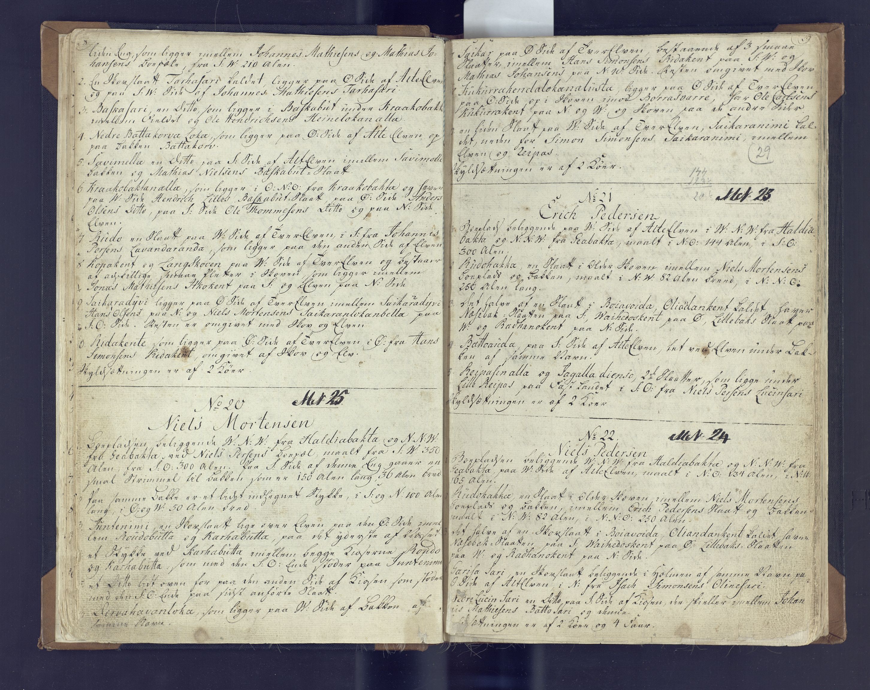 Fylkesmannen i Finnmark, AV/SATØ-S-1120/1Coa/L2882: Landmålerprotokoll (i nærmagasinet/skannet), 1776-1845, p. 18