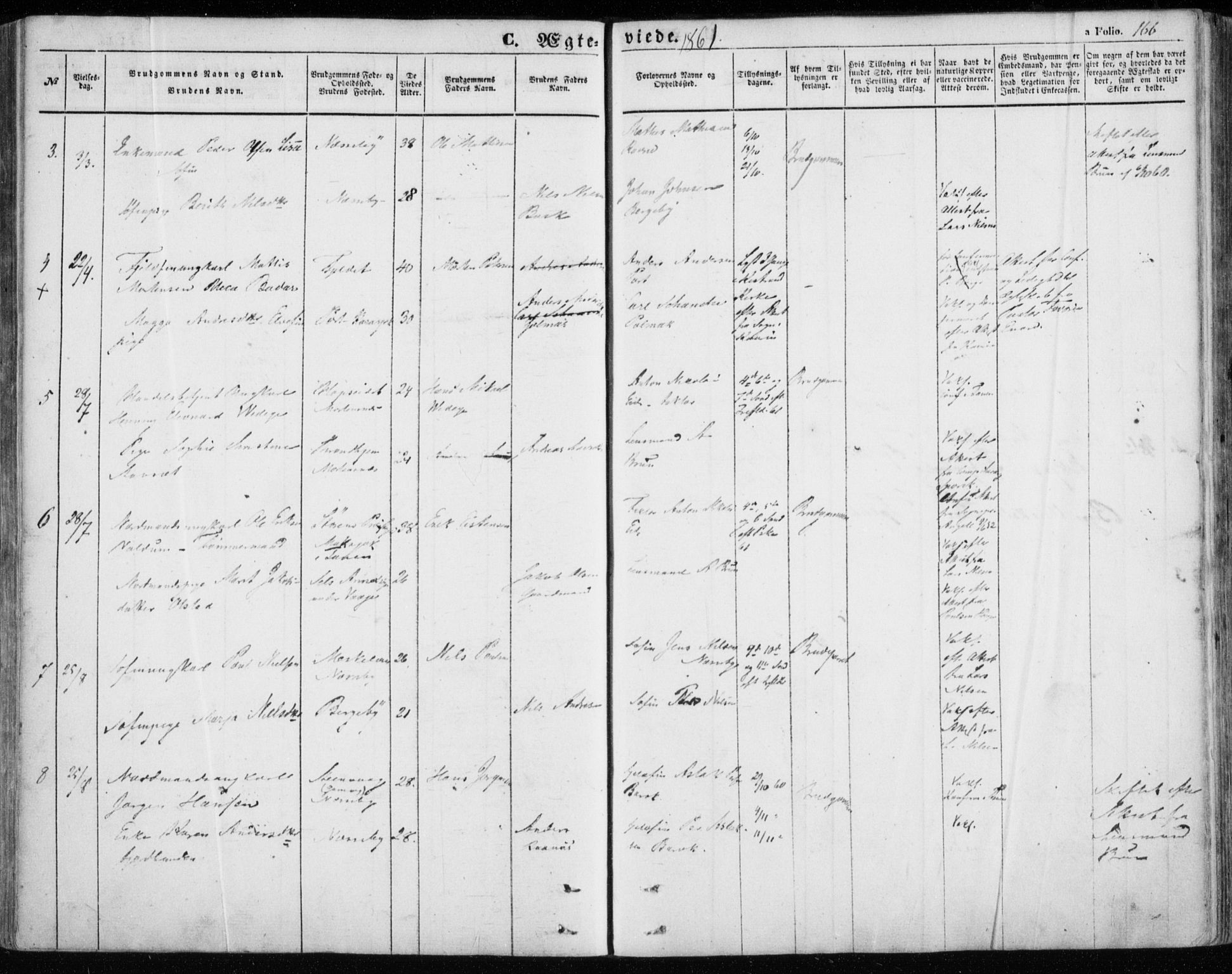 Nesseby sokneprestkontor, AV/SATØ-S-1330/H/Ha/L0002kirke: Parish register (official) no. 2, 1856-1864, p. 166