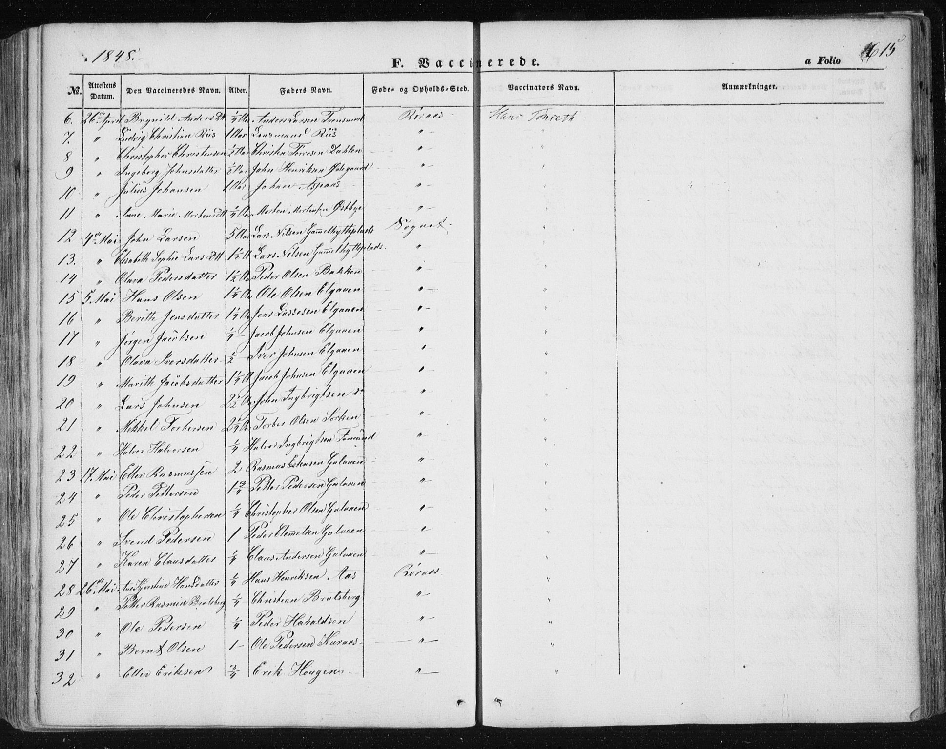 Ministerialprotokoller, klokkerbøker og fødselsregistre - Sør-Trøndelag, SAT/A-1456/681/L0931: Parish register (official) no. 681A09, 1845-1859, p. 615