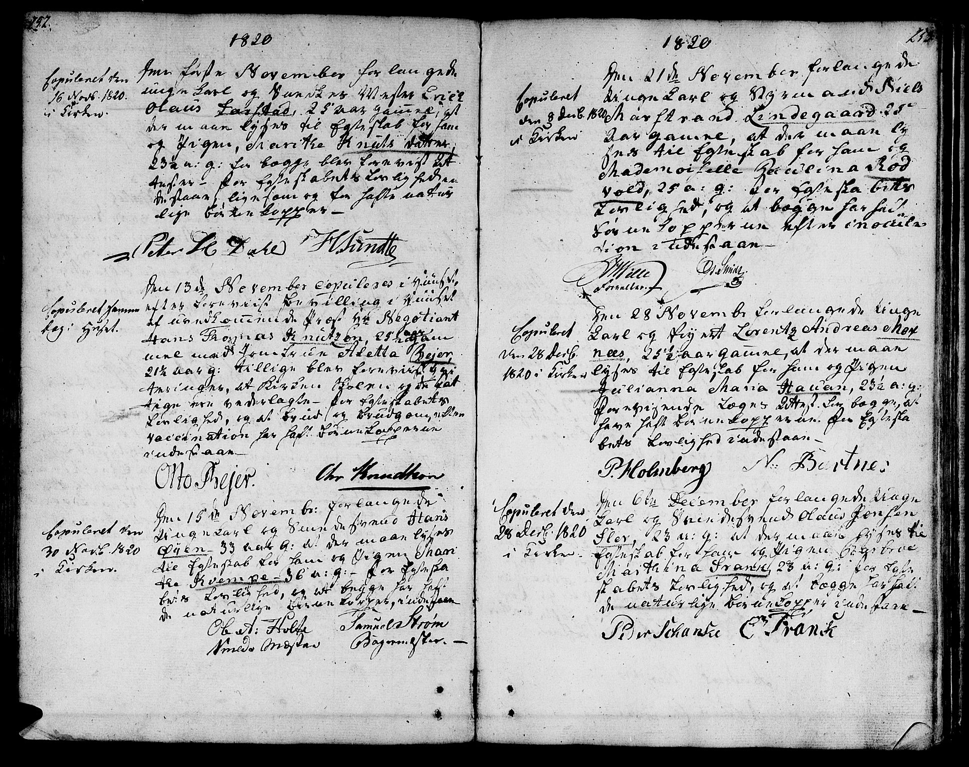 Ministerialprotokoller, klokkerbøker og fødselsregistre - Sør-Trøndelag, SAT/A-1456/601/L0042: Parish register (official) no. 601A10, 1802-1830, p. 252-253