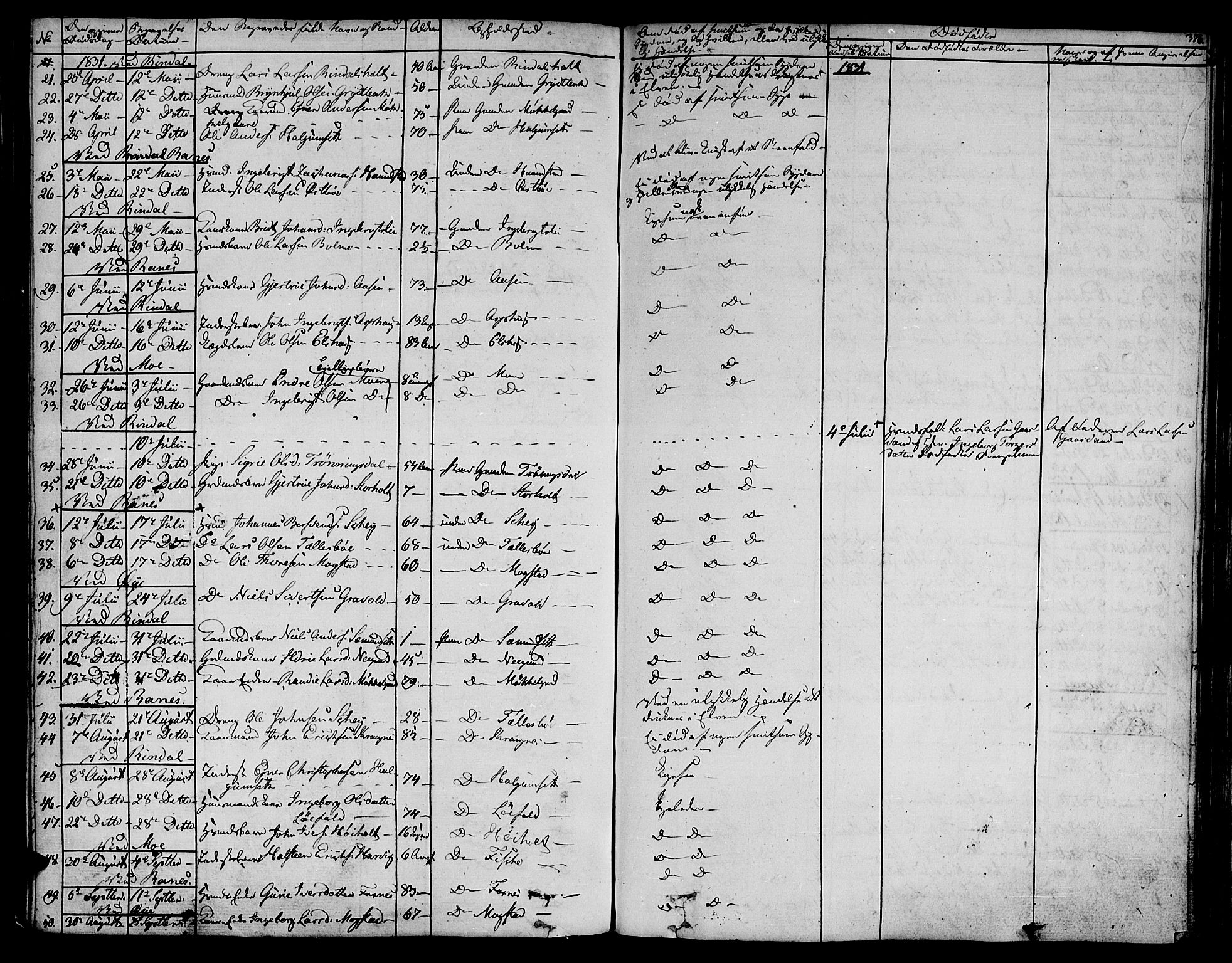 Ministerialprotokoller, klokkerbøker og fødselsregistre - Møre og Romsdal, AV/SAT-A-1454/595/L1042: Parish register (official) no. 595A04, 1829-1843, p. 376