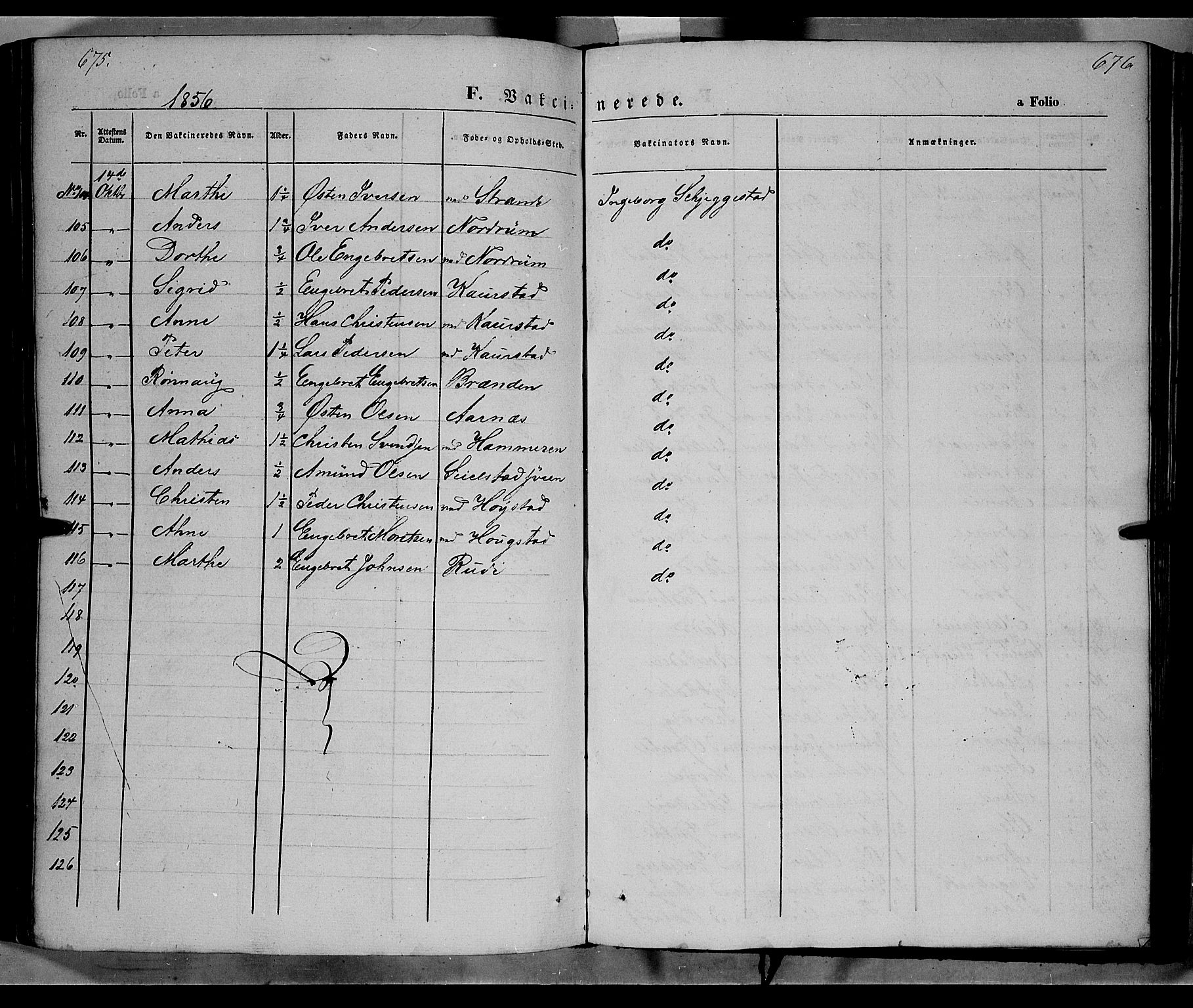 Ringebu prestekontor, SAH/PREST-082/H/Ha/Haa/L0006: Parish register (official) no. 6, 1848-1859, p. 675-676