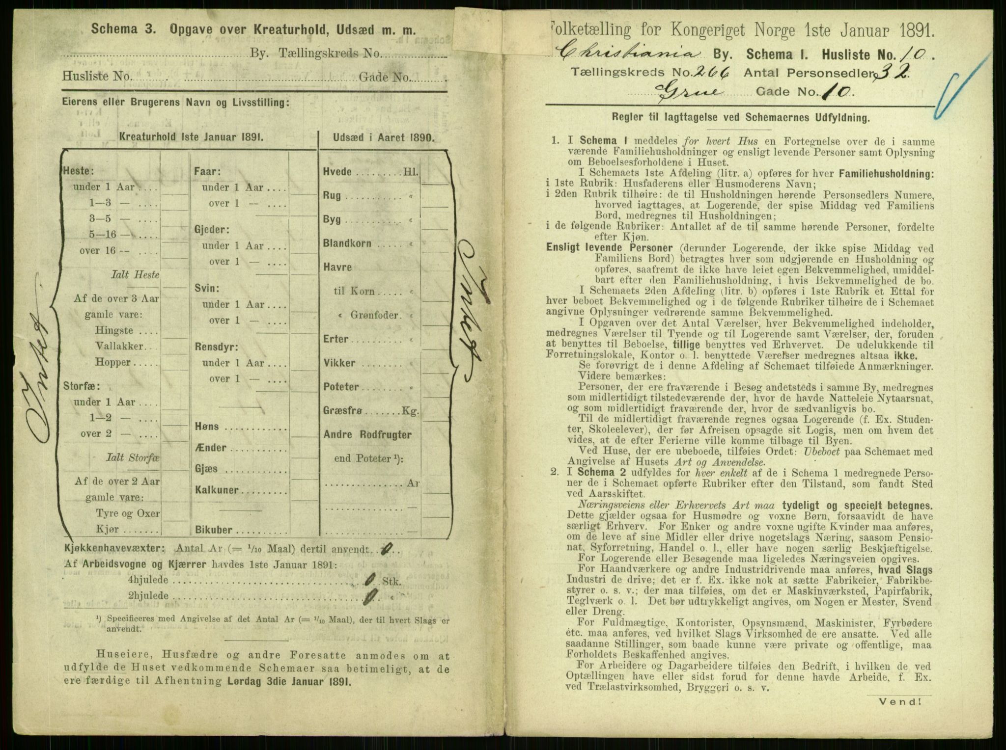 RA, 1891 census for 0301 Kristiania, 1891, p. 161156