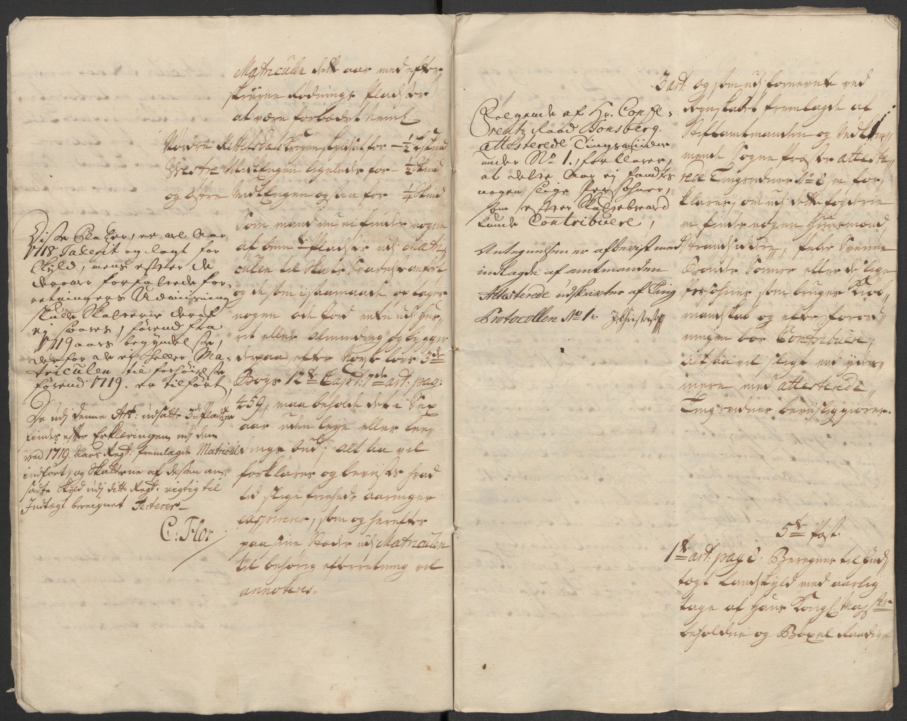 Rentekammeret inntil 1814, Reviderte regnskaper, Fogderegnskap, AV/RA-EA-4092/R13/L0857: Fogderegnskap Solør, Odal og Østerdal, 1718, p. 329