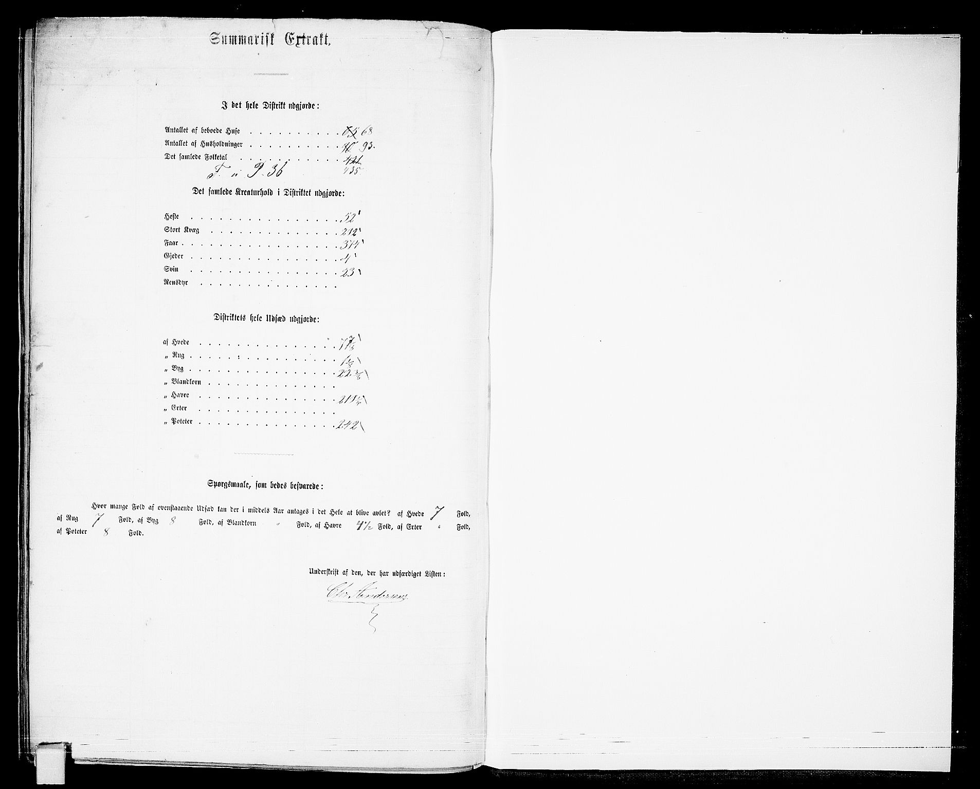 RA, 1865 census for Hedrum, 1865, p. 184