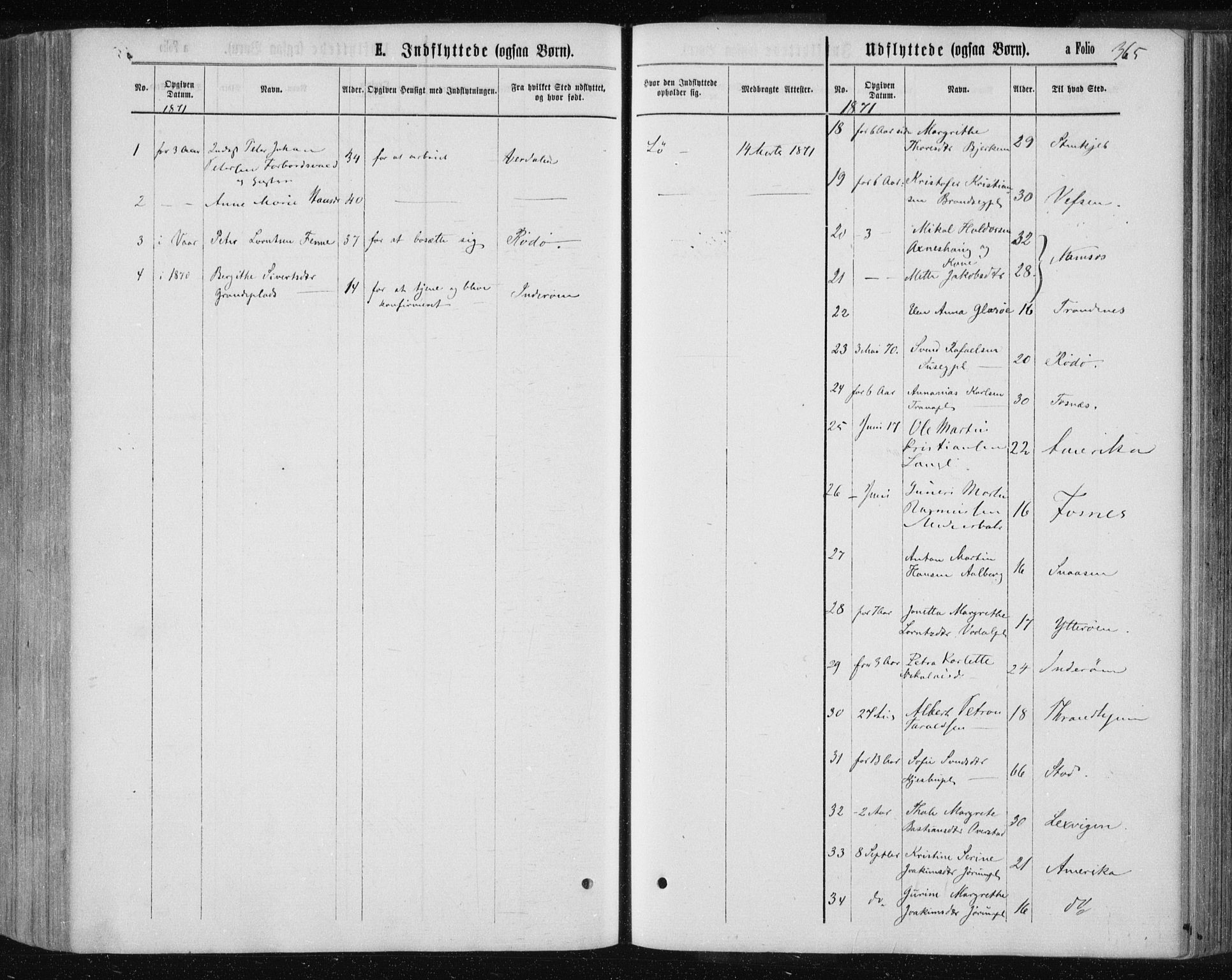 Ministerialprotokoller, klokkerbøker og fødselsregistre - Nord-Trøndelag, AV/SAT-A-1458/735/L0345: Parish register (official) no. 735A08 /1, 1863-1872, p. 365