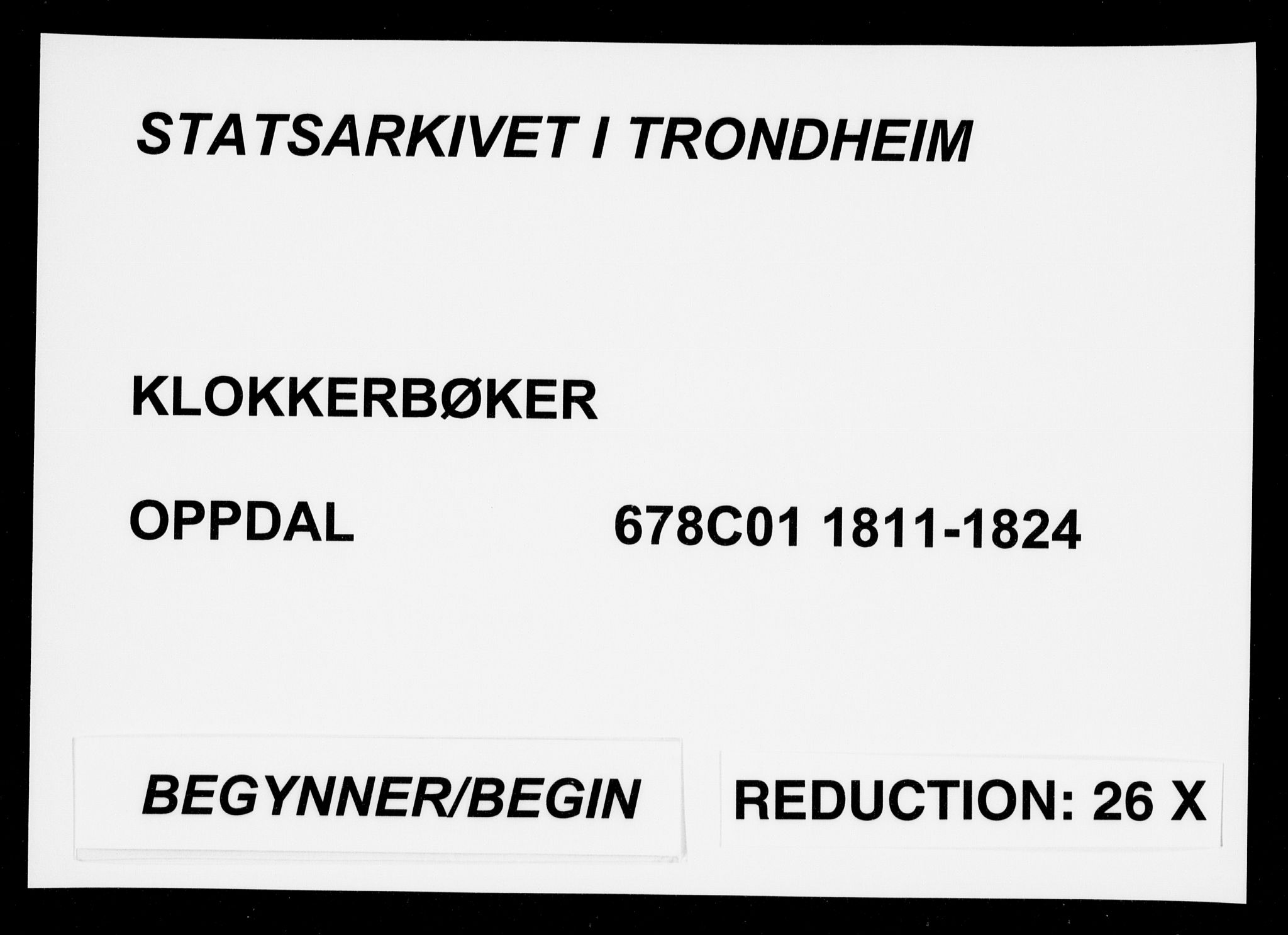 Ministerialprotokoller, klokkerbøker og fødselsregistre - Sør-Trøndelag, SAT/A-1456/678/L0912: Parish register (copy) no. 678C01, 1811-1824