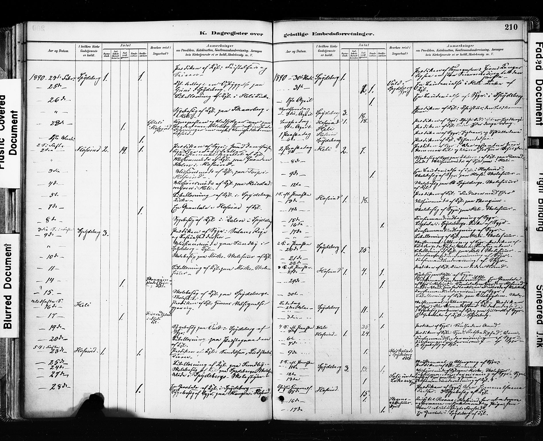 Spydeberg prestekontor Kirkebøker, AV/SAO-A-10924/F/Fa/L0008: Parish register (official) no. I 8, 1886-1900, p. 210