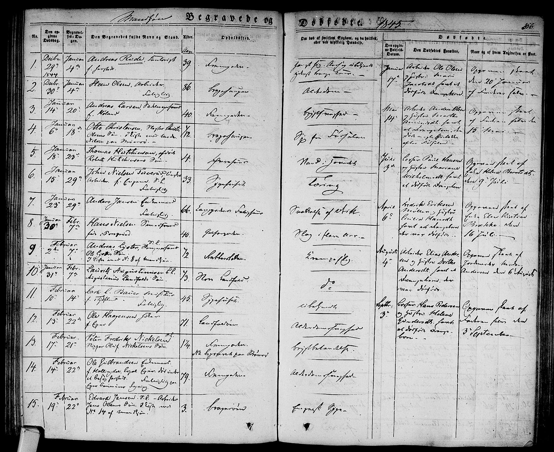 Bragernes kirkebøker, SAKO/A-6/F/Fb/L0001: Parish register (official) no. II 1, 1830-1847, p. 356