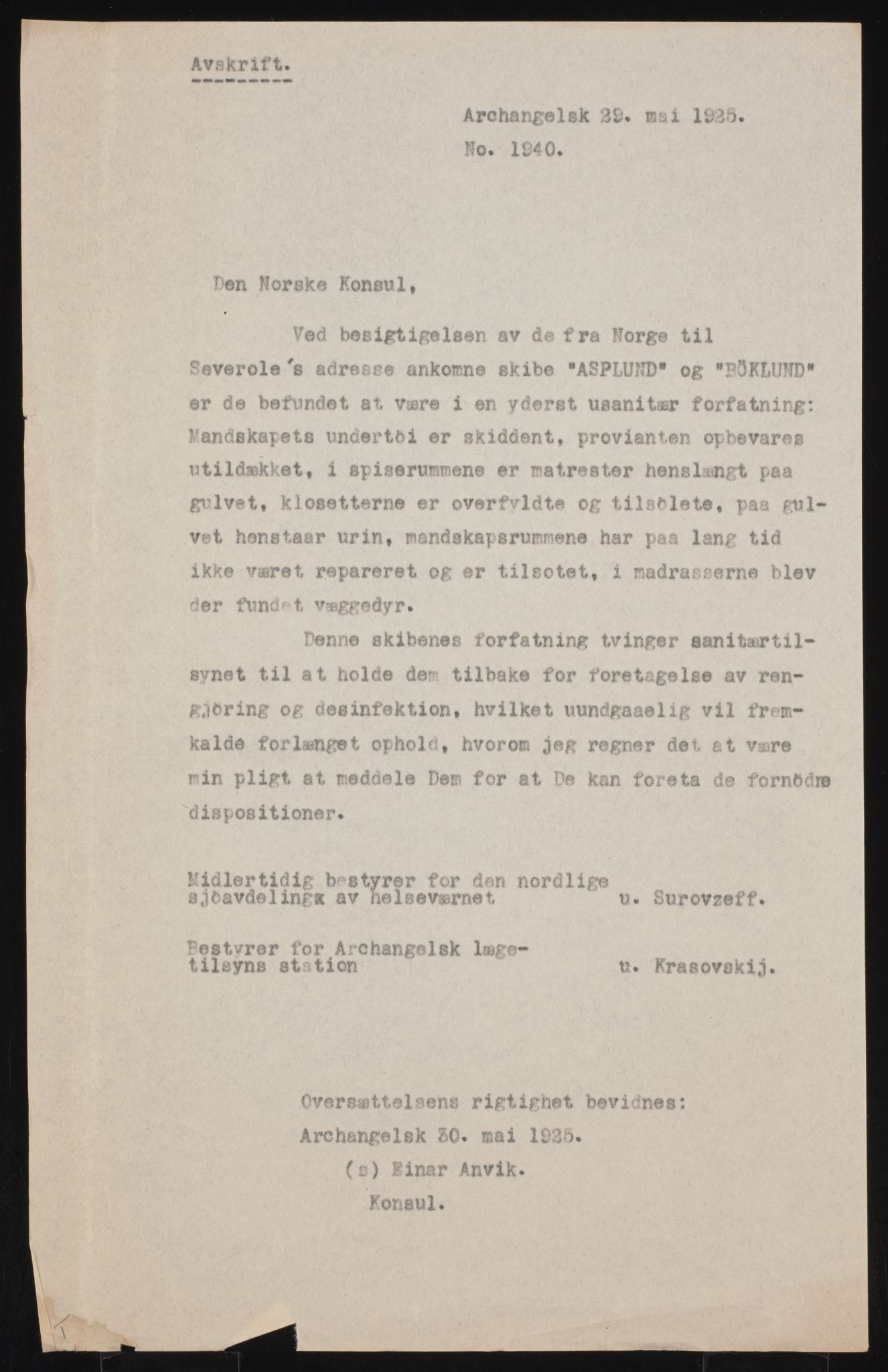 Utenriksdepartementet, AV/RA-S-2259, 1872-1932, p. 281