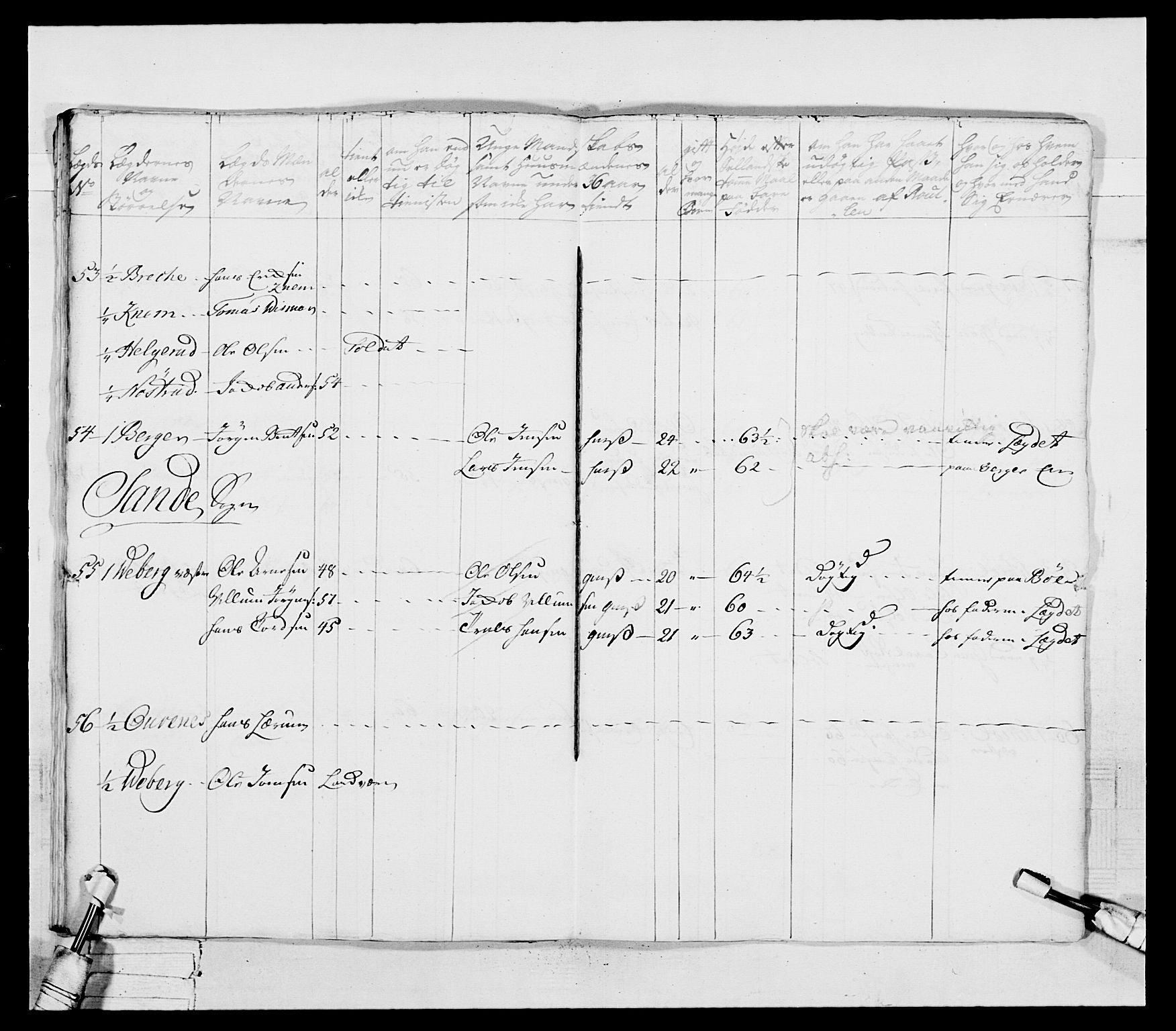 Generalitets- og kommissariatskollegiet, Det kongelige norske kommissariatskollegium, AV/RA-EA-5420/E/Eh/L0037: 1. Akershusiske nasjonale infanteriregiment, 1767-1773, p. 254