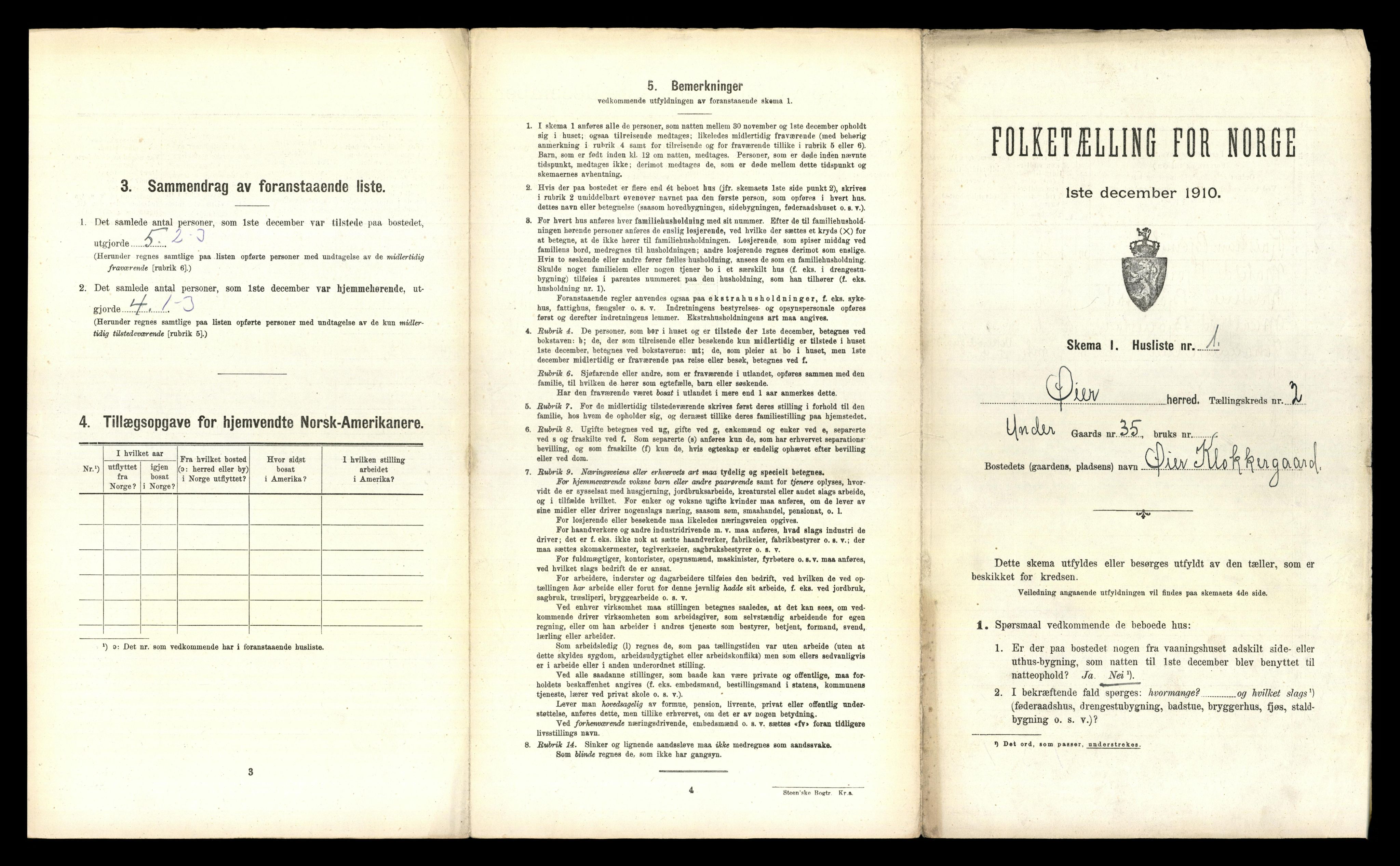 RA, 1910 census for Øyer, 1910, p. 177