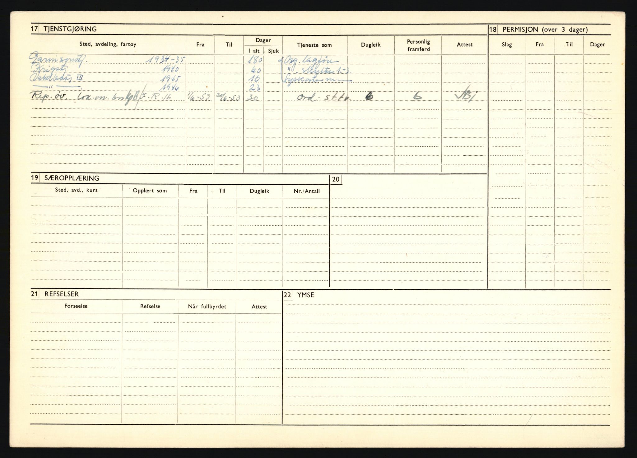 Forsvaret, Troms infanteriregiment nr. 16, AV/RA-RAFA-3146/P/Pa/L0018: Rulleblad for regimentets menige mannskaper, årsklasse 1934, 1934, p. 1160