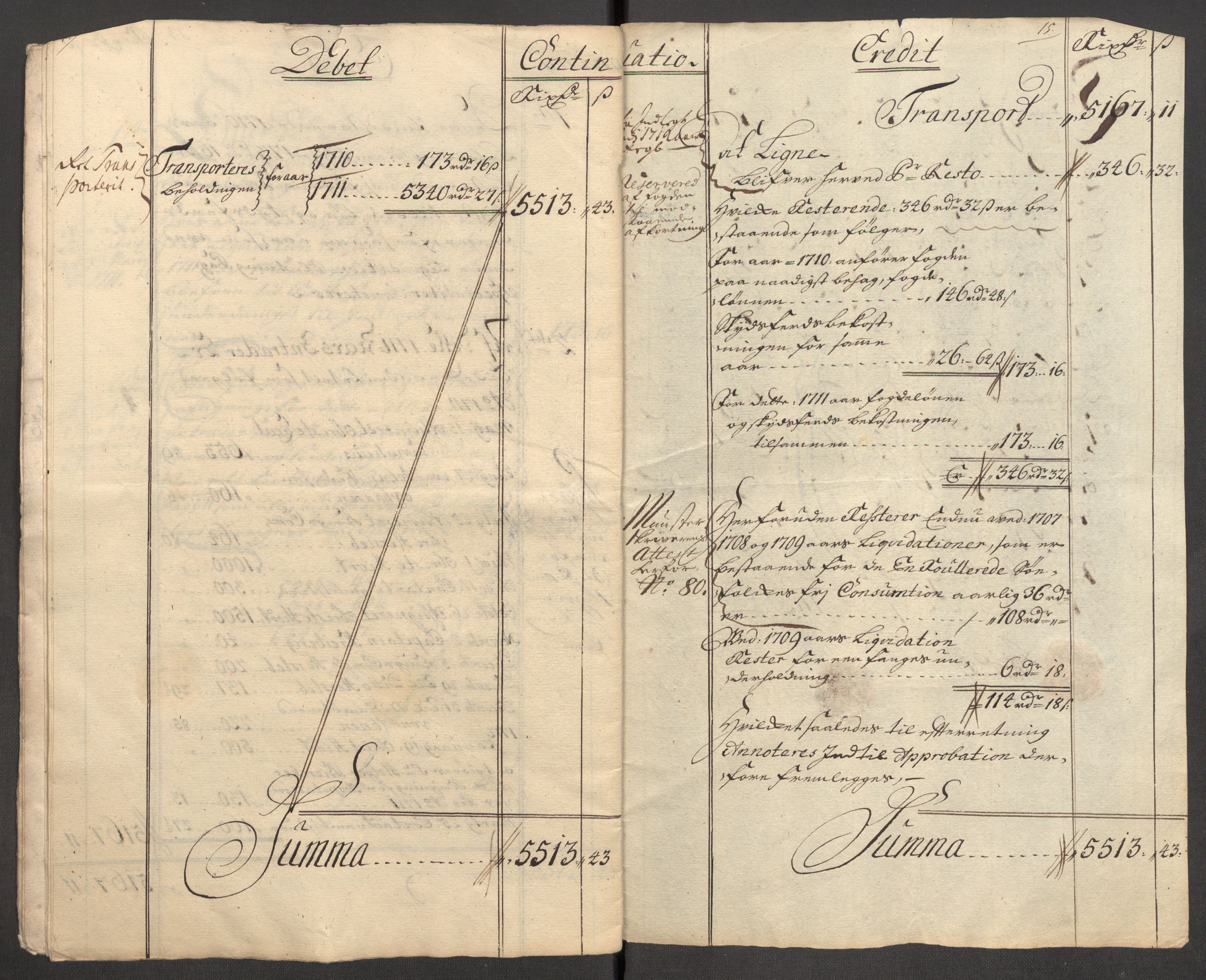 Rentekammeret inntil 1814, Reviderte regnskaper, Fogderegnskap, AV/RA-EA-4092/R57/L3860: Fogderegnskap Fosen, 1711, p. 18