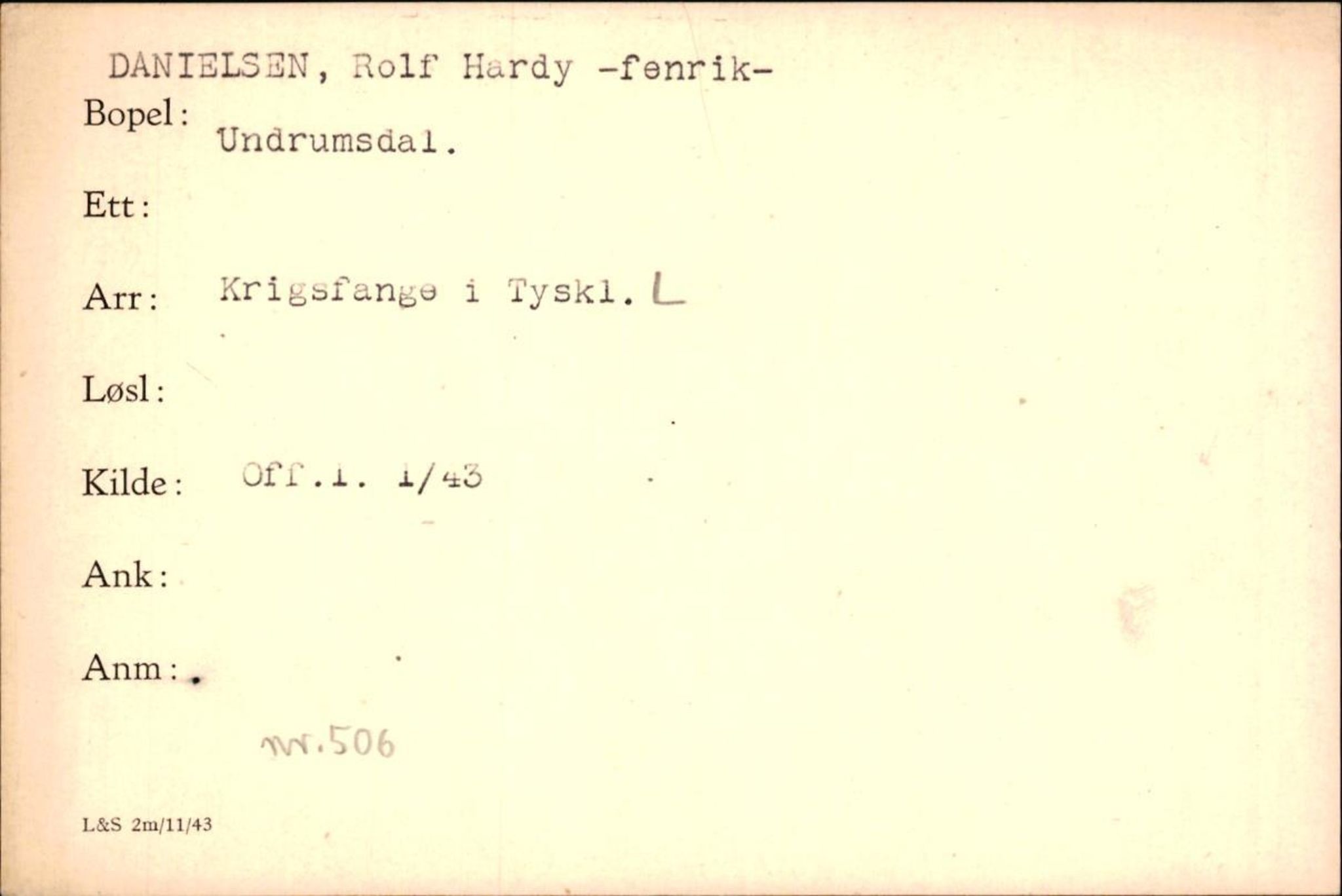 Forsvaret, Forsvarets krigshistoriske avdeling, AV/RA-RAFA-2017/Y/Yf/L0200: II-C-11-2102  -  Norske krigsfanger i Tyskland, 1940-1945, p. 184