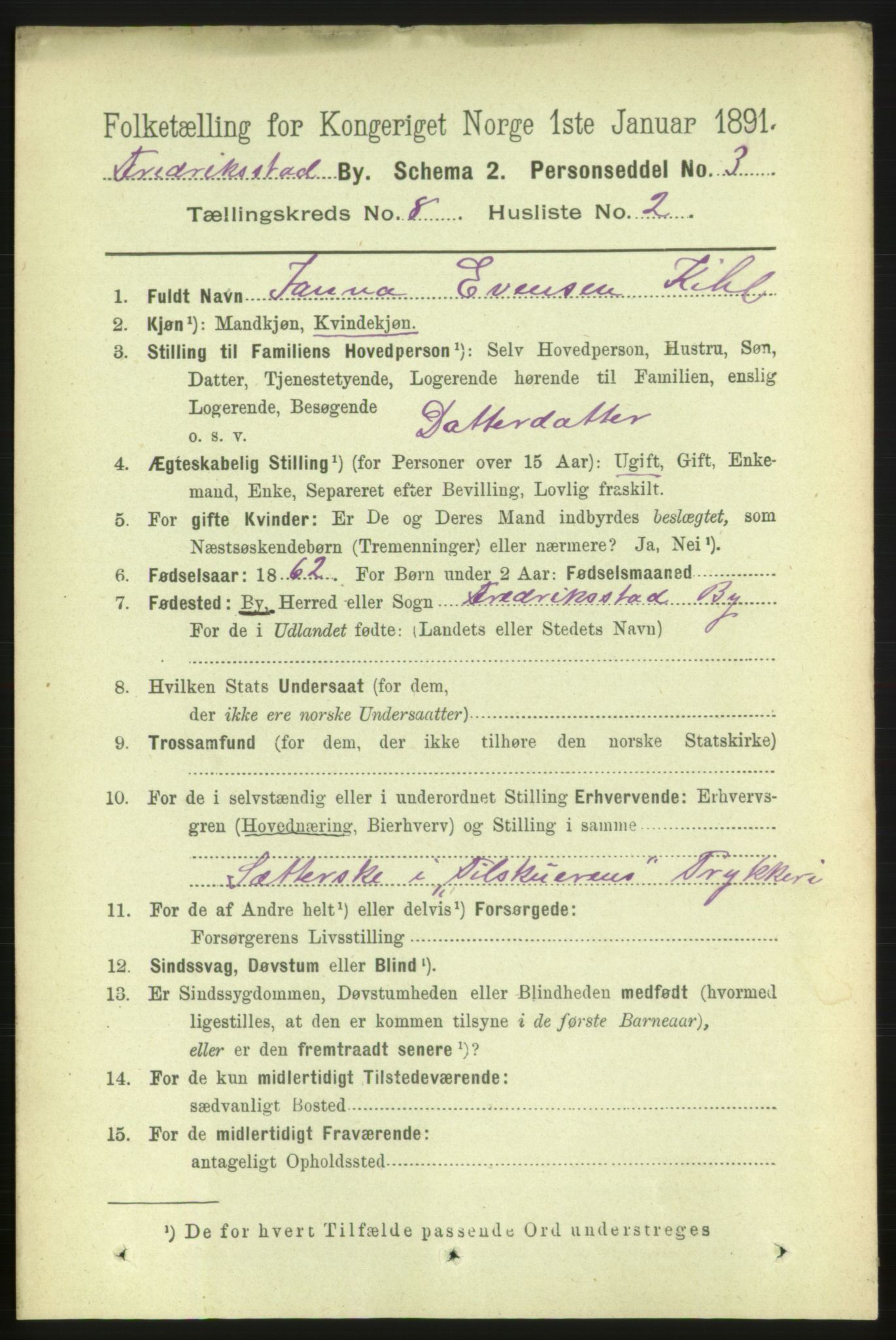 RA, 1891 census for 0103 Fredrikstad, 1891, p. 9763