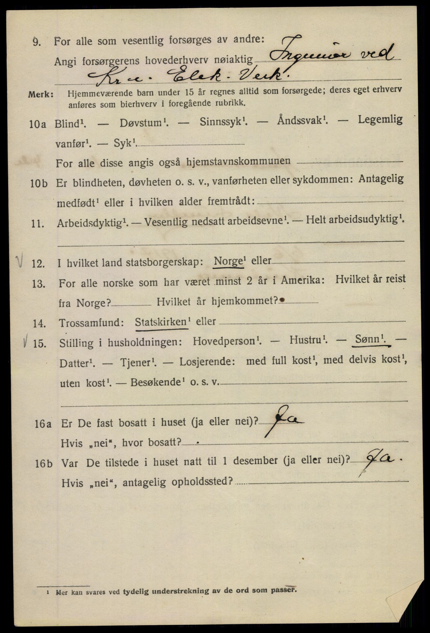 SAO, 1920 census for Kristiania, 1920, p. 272956