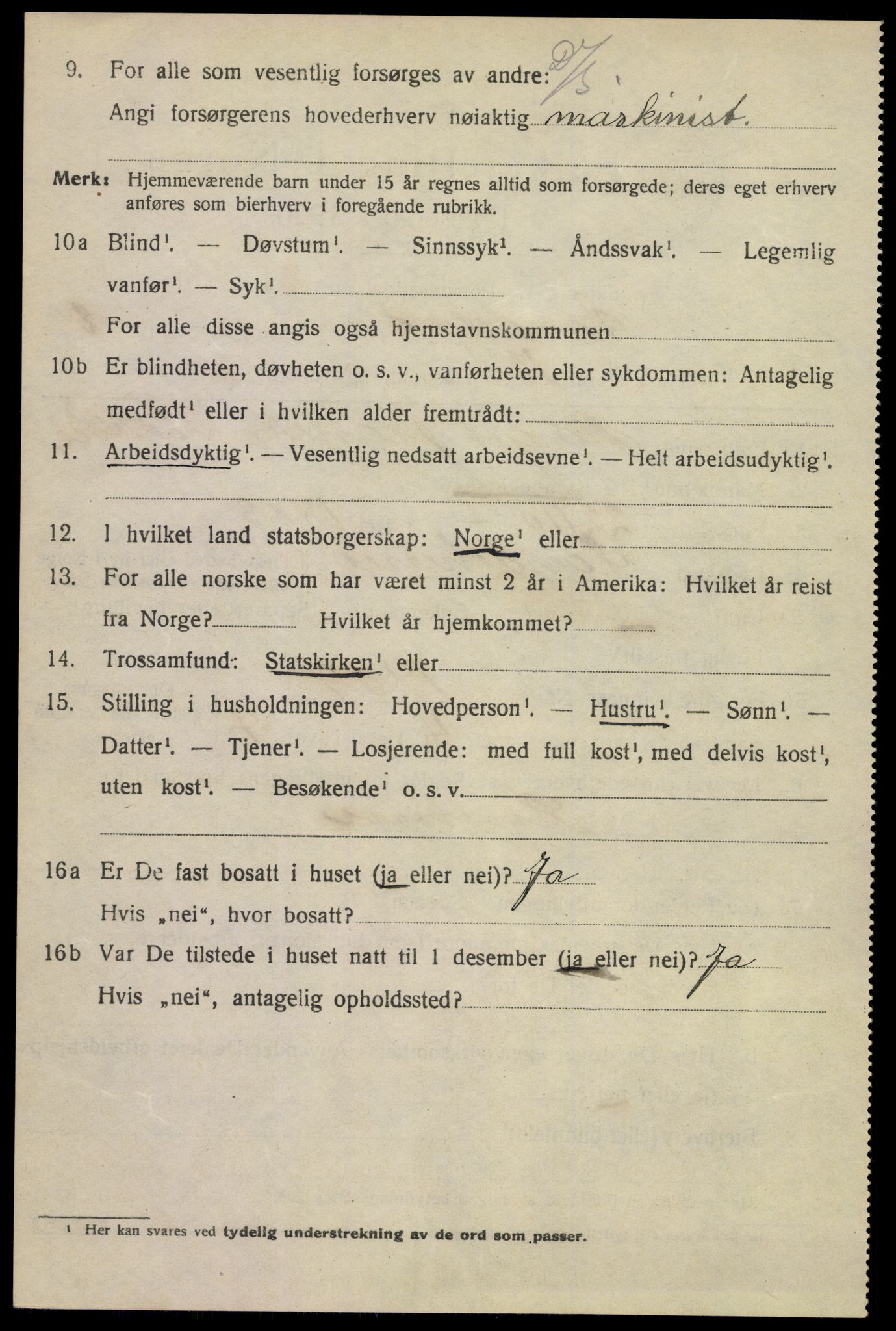 SAKO, 1920 census for Sandefjord, 1920, p. 5697