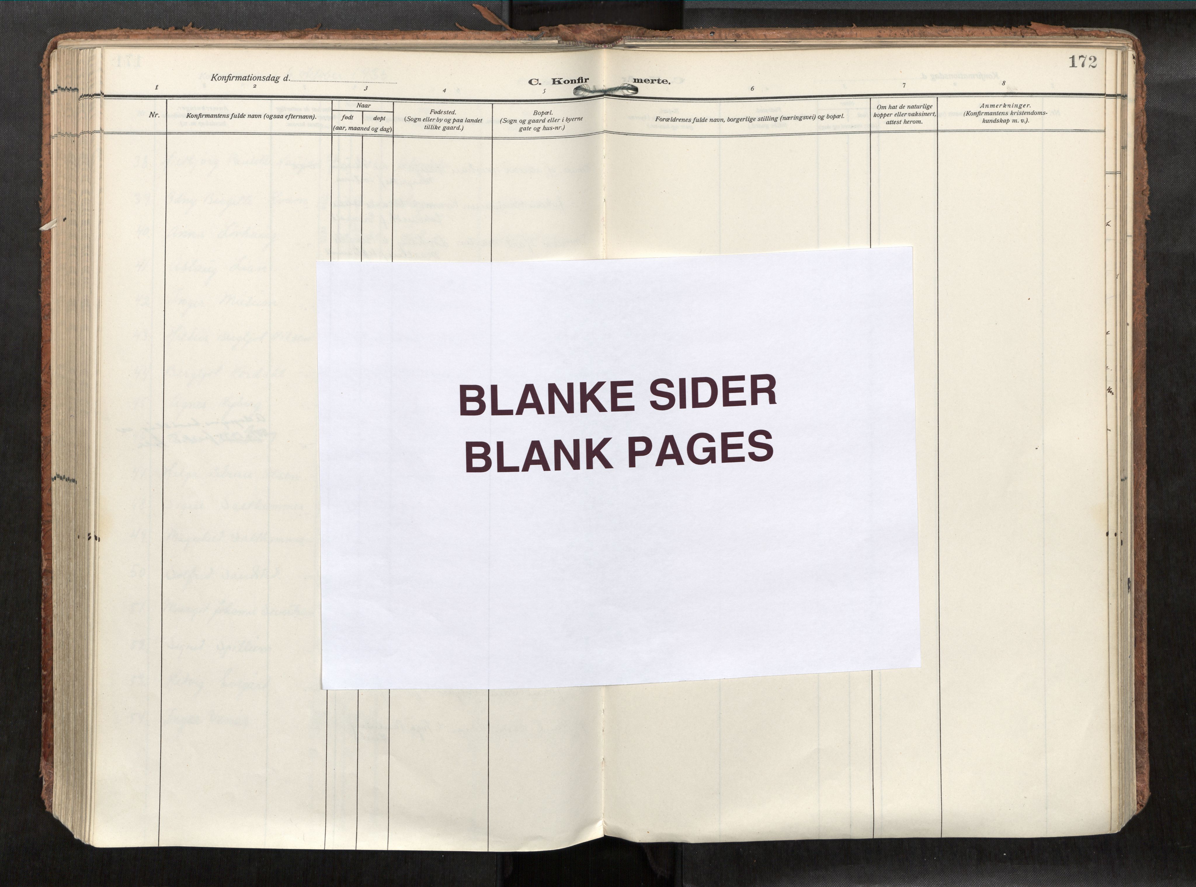 Levanger sokneprestkontor, AV/SAT-A-1301/2/H/Haa/L0002: Parish register (official) no. 2, 1912-1935, p. 172
