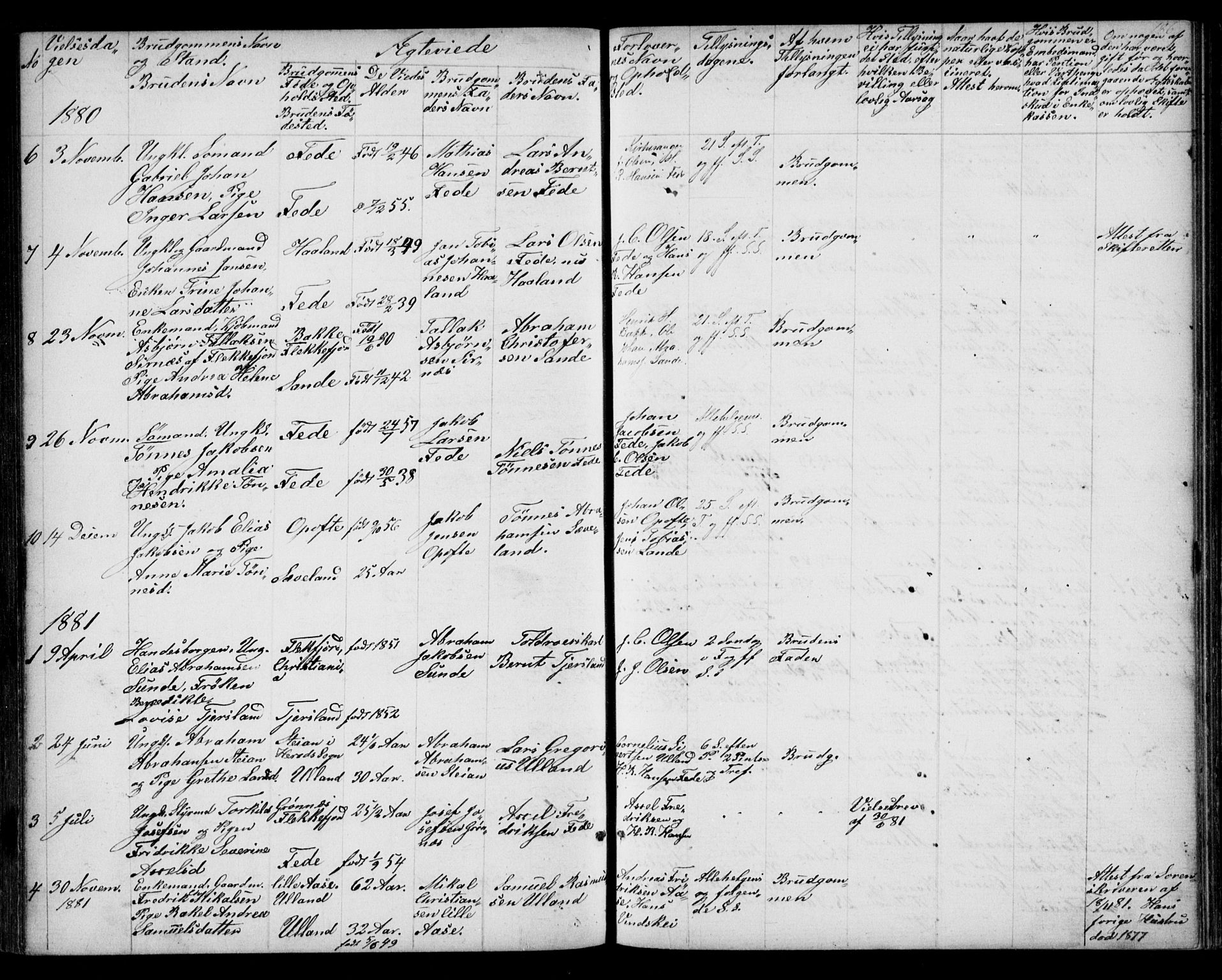 Kvinesdal sokneprestkontor, SAK/1111-0026/F/Fb/Fba/L0003: Parish register (copy) no. B 3, 1858-1893, p. 186