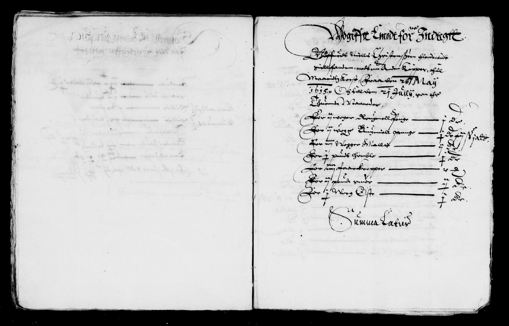 Rentekammeret inntil 1814, Reviderte regnskaper, Lensregnskaper, AV/RA-EA-5023/R/Rb/Rbw/L0014: Trondheim len, 1615-1617
