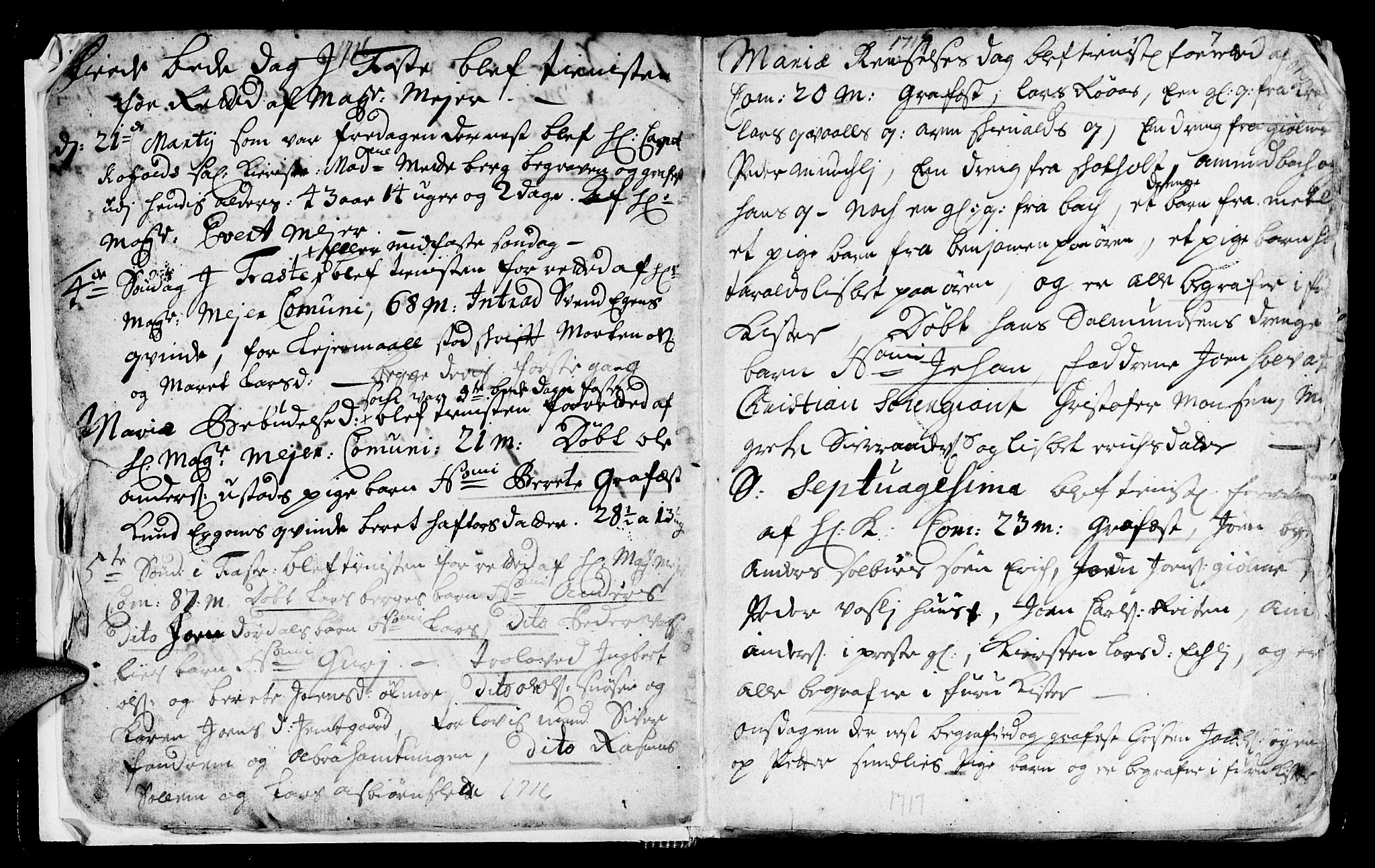 Ministerialprotokoller, klokkerbøker og fødselsregistre - Sør-Trøndelag, SAT/A-1456/668/L0812: Parish register (copy) no. 668C01, 1715-1742, p. 7