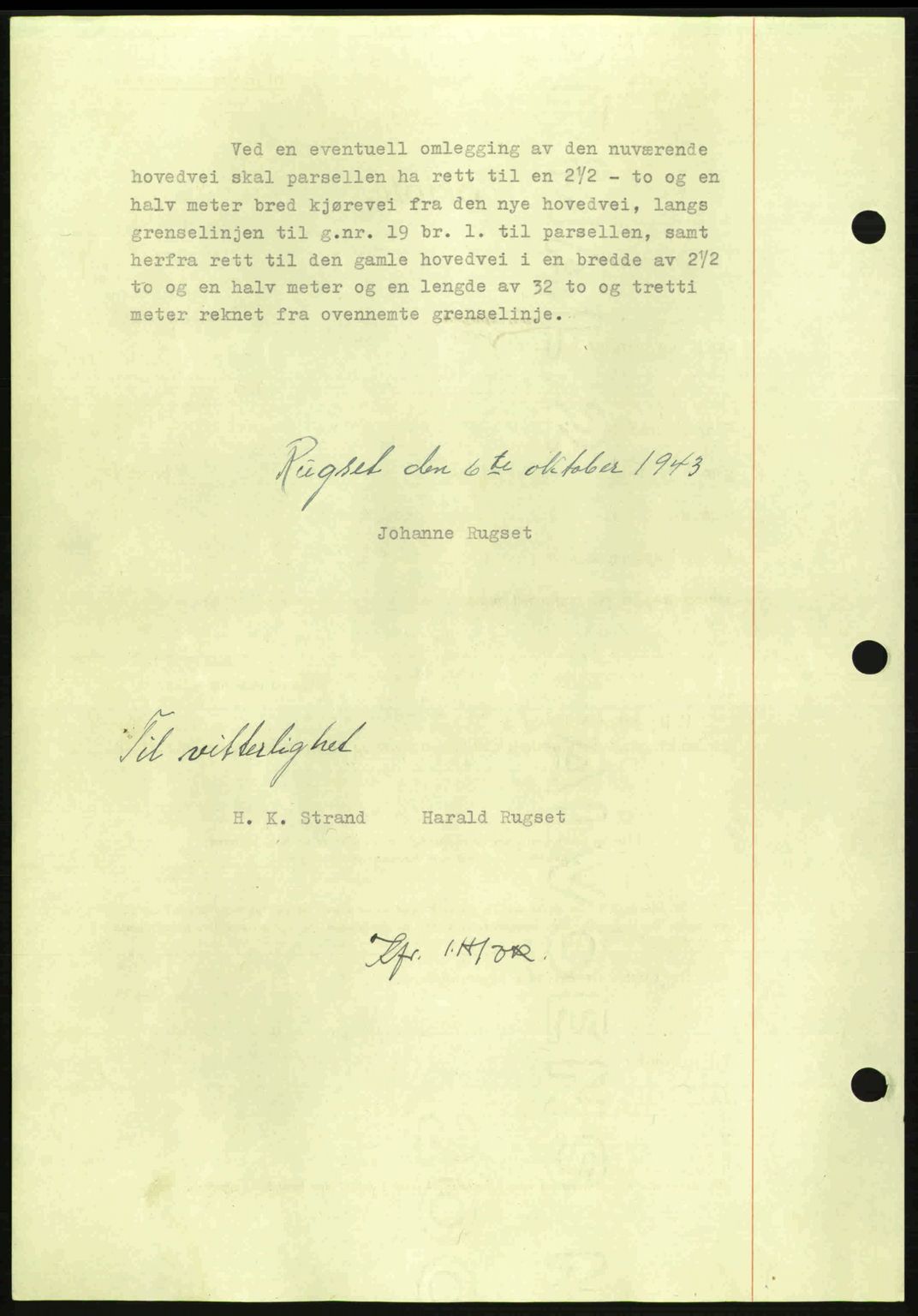 Nordmøre sorenskriveri, SAT/A-4132/1/2/2Ca: Mortgage book no. A96, 1943-1944, Diary no: : 2378/1943