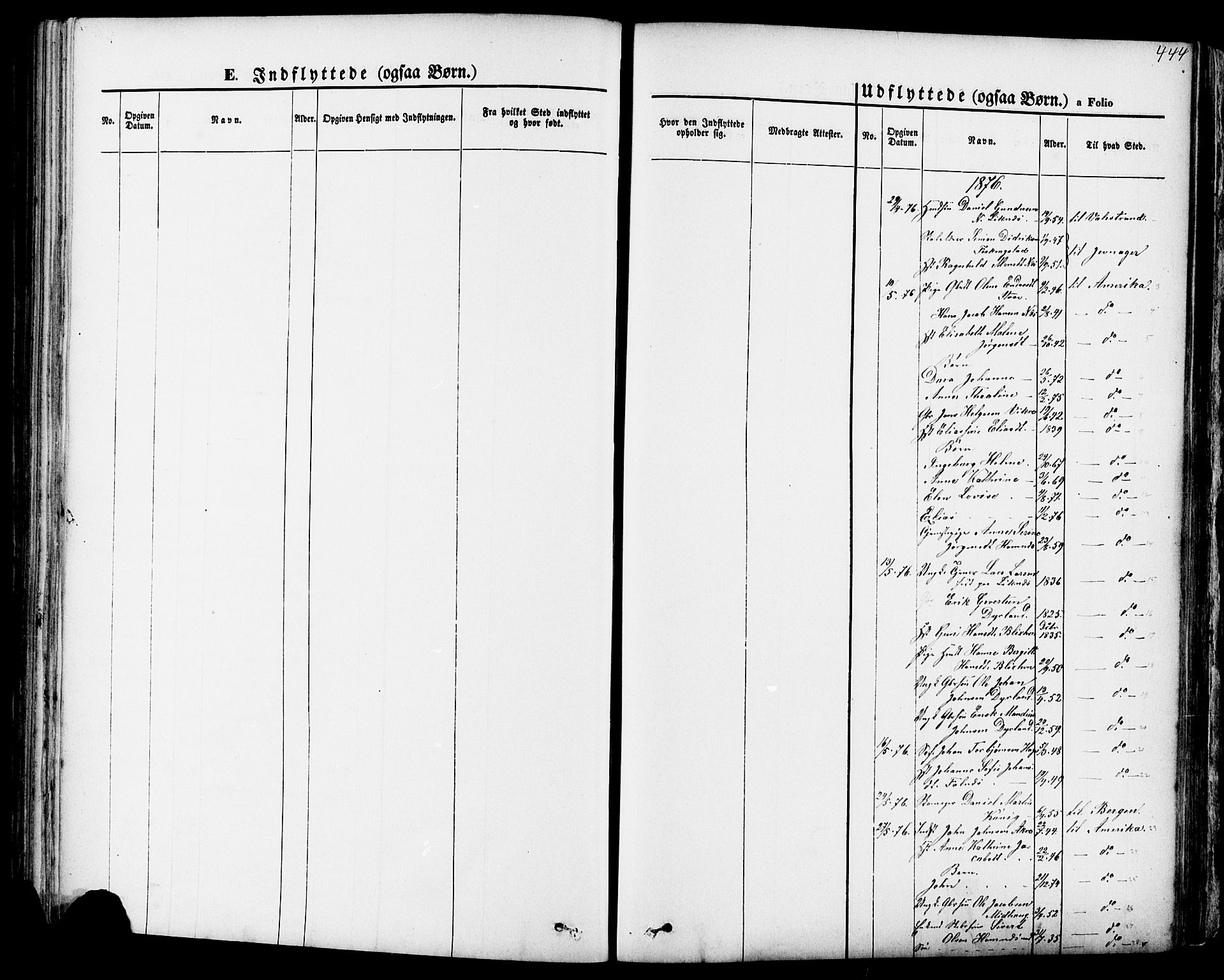 Skudenes sokneprestkontor, AV/SAST-A -101849/H/Ha/Haa/L0006: Parish register (official) no. A 4, 1864-1881, p. 444