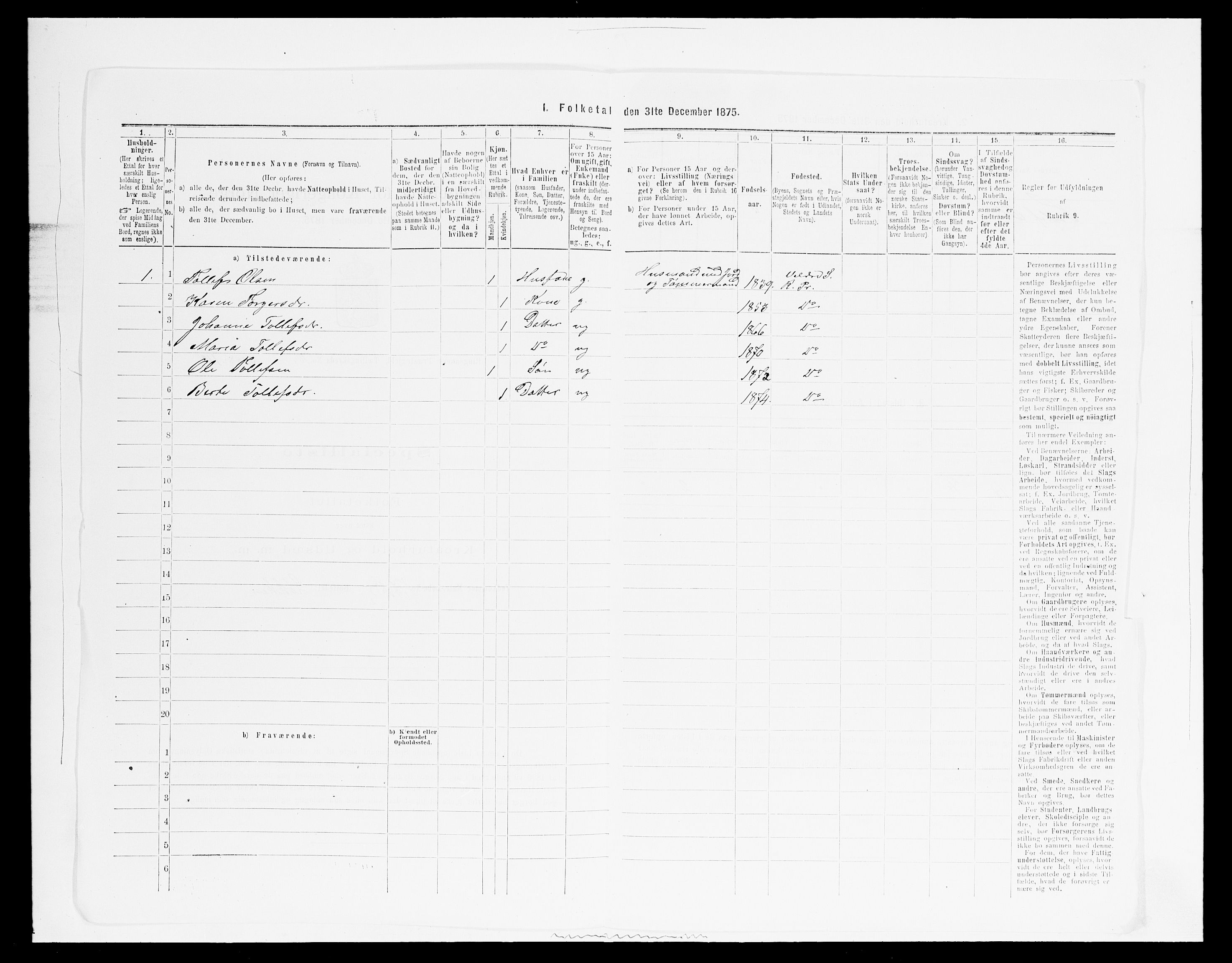 SAH, 1875 census for 0412P Ringsaker, 1875, p. 2153