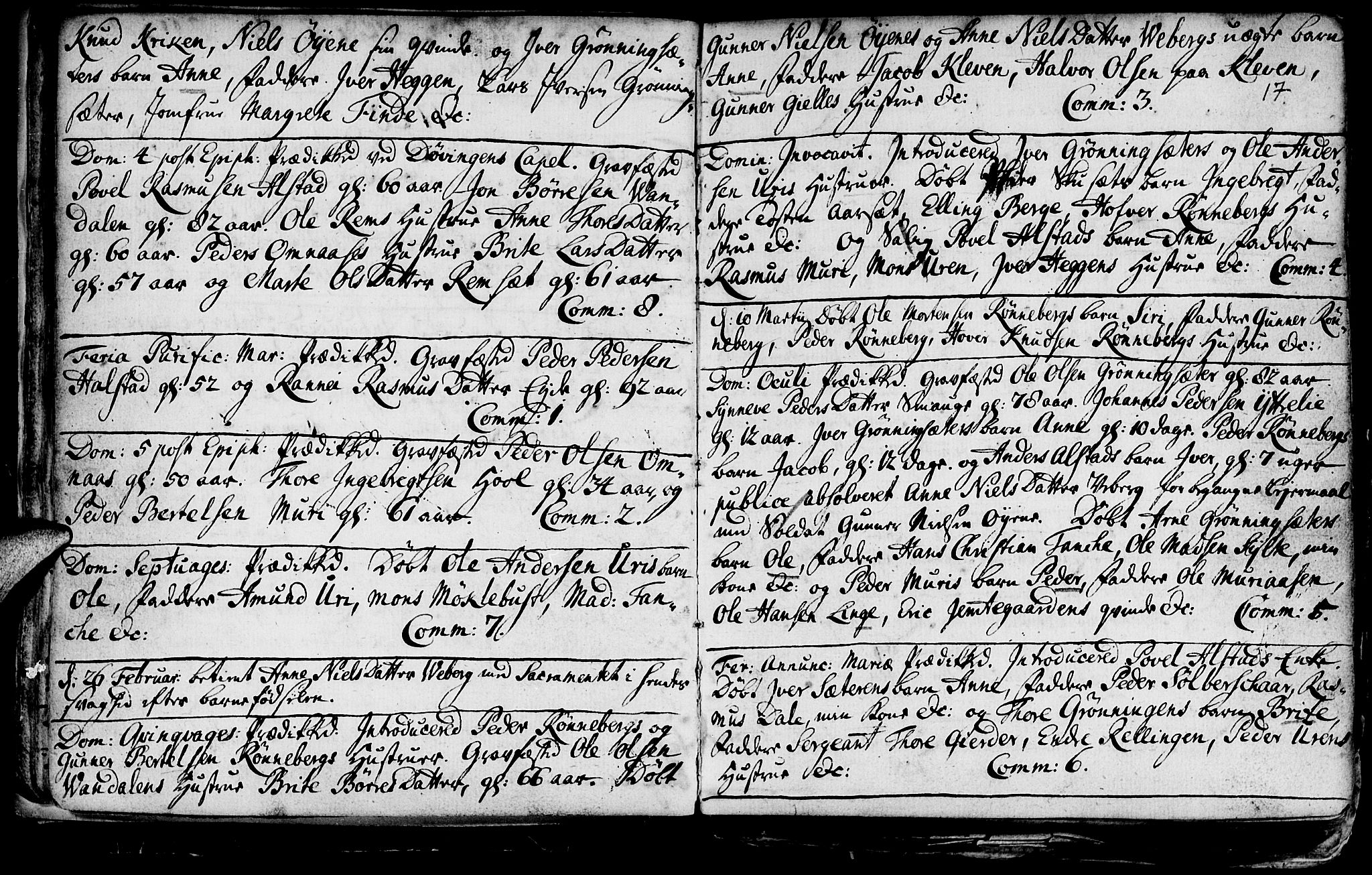 Ministerialprotokoller, klokkerbøker og fødselsregistre - Møre og Romsdal, AV/SAT-A-1454/519/L0240: Parish register (official) no. 519A01 /1, 1736-1760, p. 17