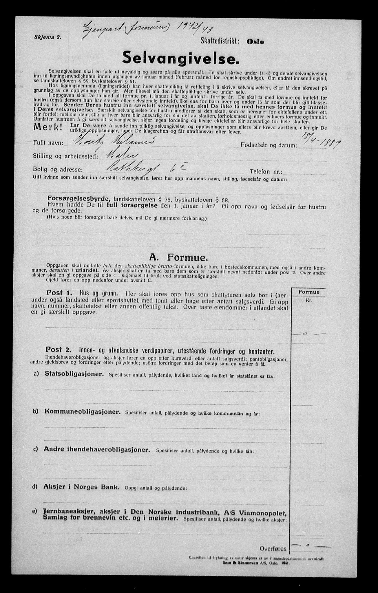 Justisdepartementet, Tilbakeføringskontoret for inndratte formuer, AV/RA-S-1564/H/Hc/Hcc/L0965: --, 1945-1947, p. 37