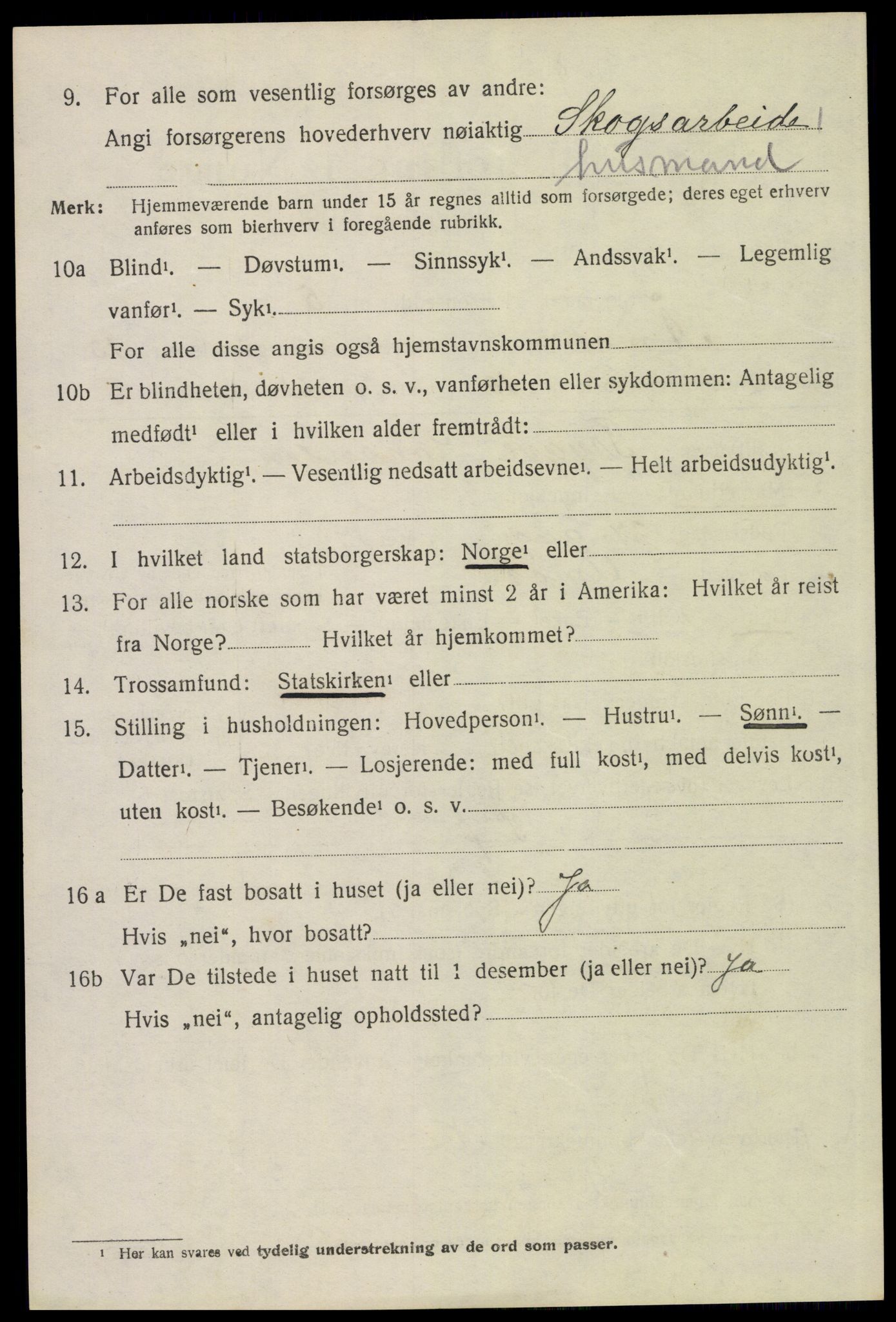 SAH, 1920 census for Åmot, 1920, p. 10864