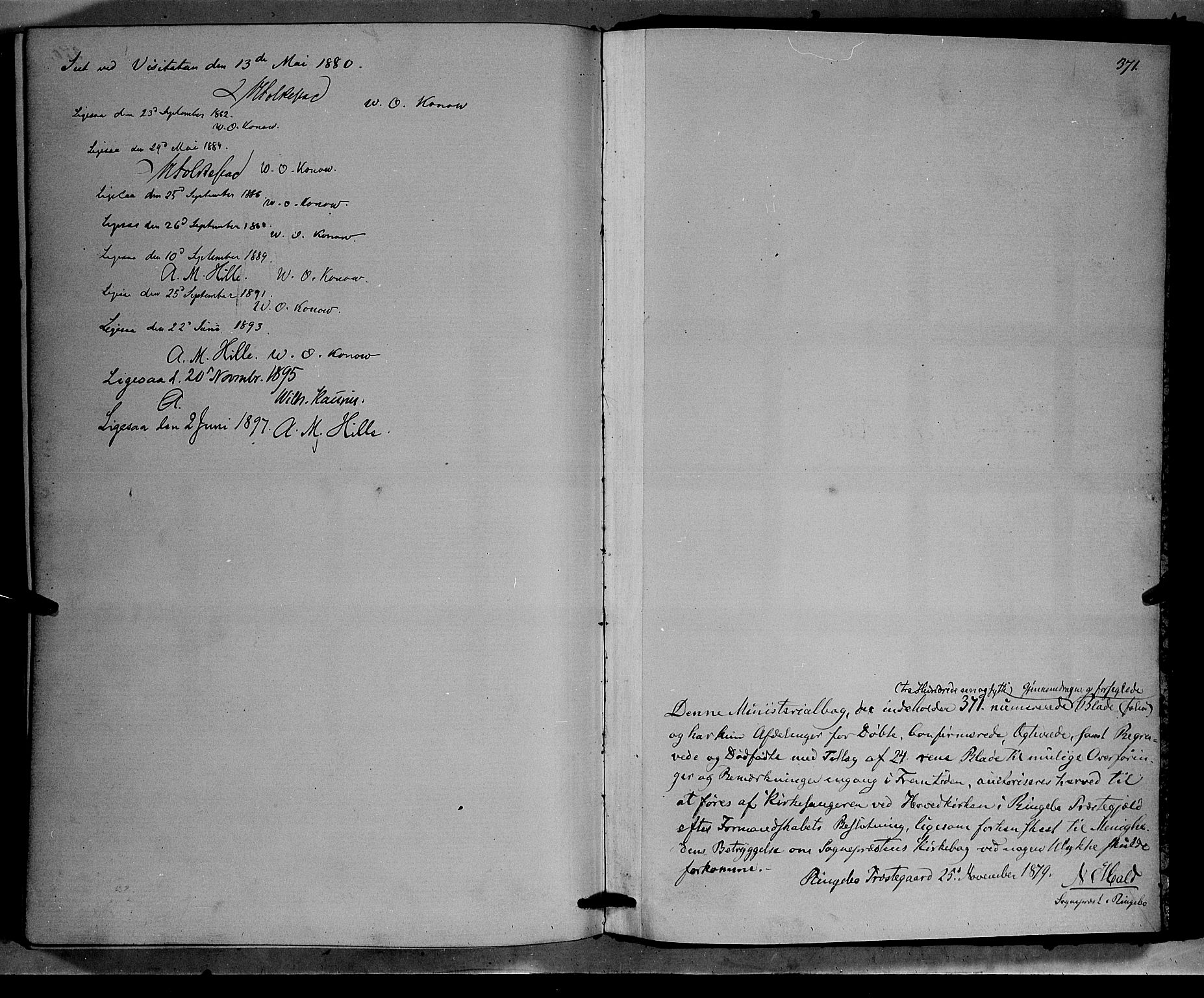 Ringebu prestekontor, SAH/PREST-082/H/Ha/Hab/L0006: Parish register (copy) no. 6, 1880-1898, p. 371