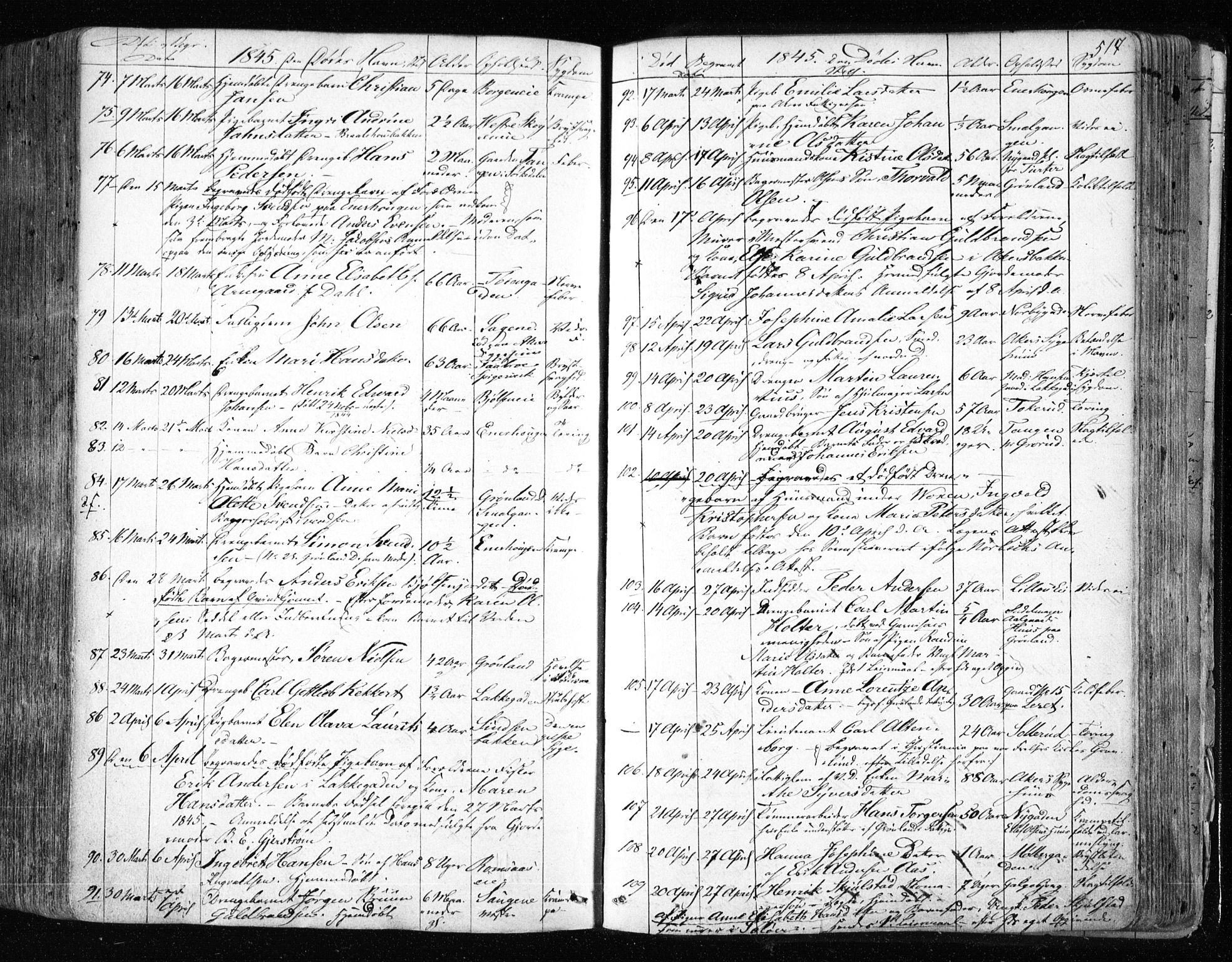 Aker prestekontor kirkebøker, SAO/A-10861/F/L0019: Parish register (official) no. 19, 1842-1852, p. 517