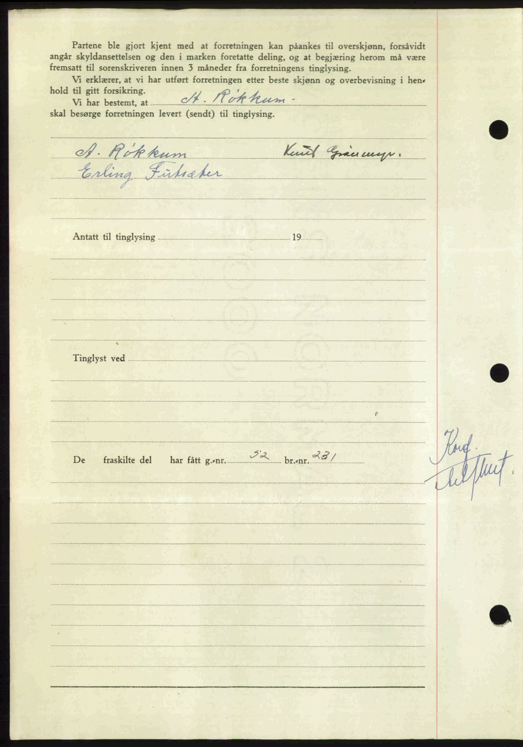 Nordmøre sorenskriveri, AV/SAT-A-4132/1/2/2Ca: Mortgage book no. A115, 1950-1950, Diary no: : 1428/1950