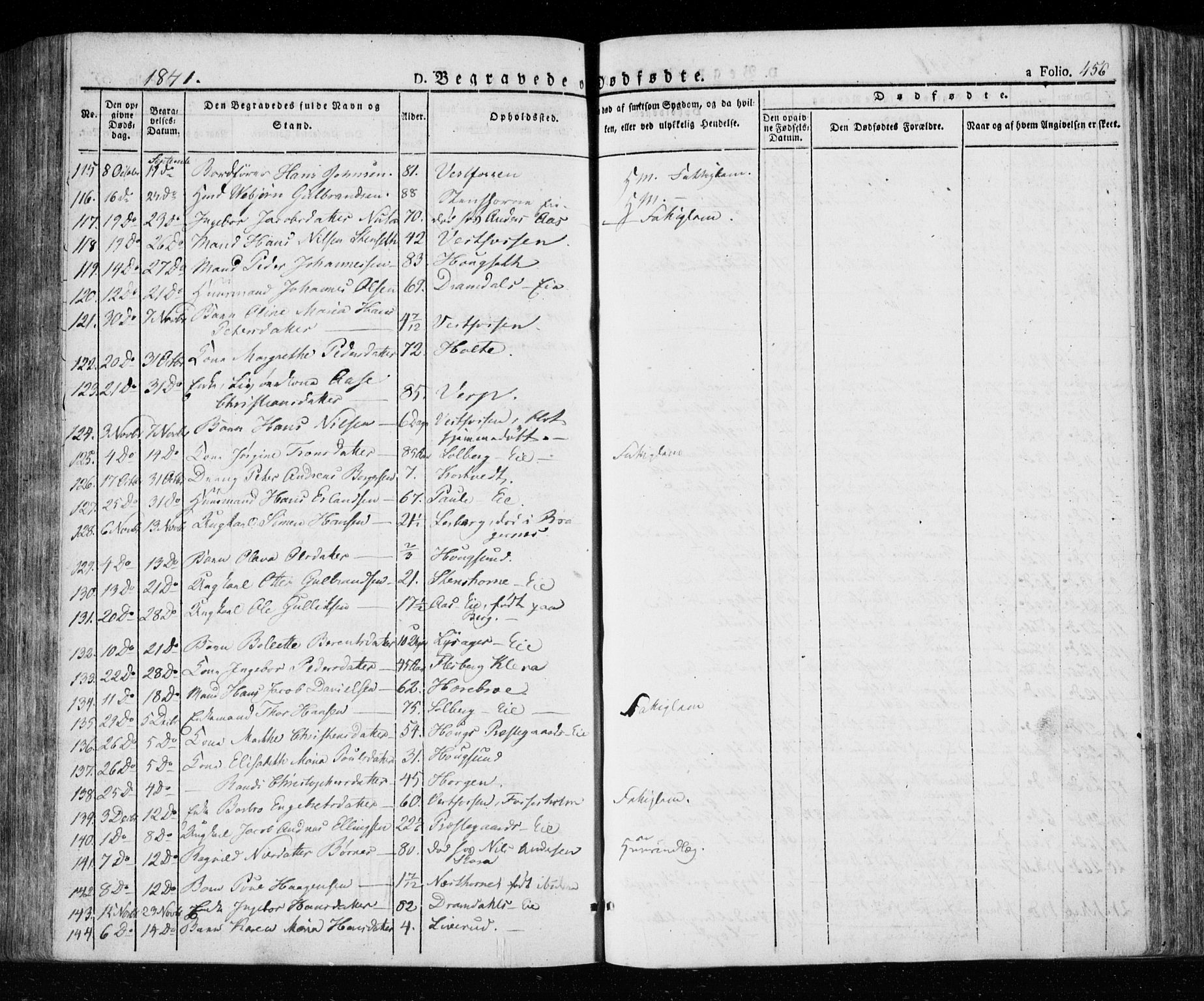 Eiker kirkebøker, AV/SAKO-A-4/F/Fa/L0013a: Parish register (official) no. I 13A, 1832-1845, p. 456