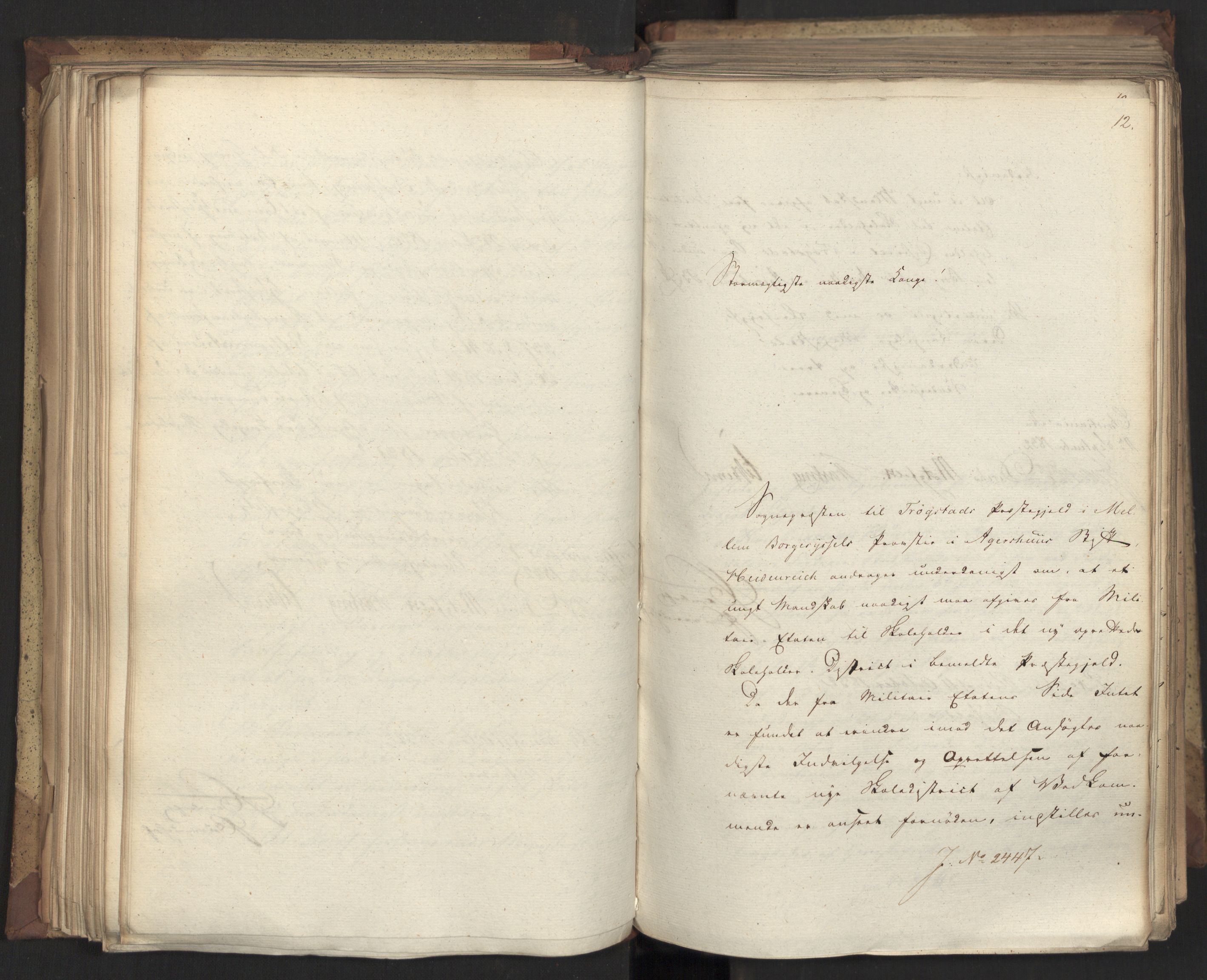 Statsrådsavdelingen i Stockholm, AV/RA-S-1003/D/Da/L0079: Regjeringsinnstillinger nr. 2400-2549, 1832, p. 168