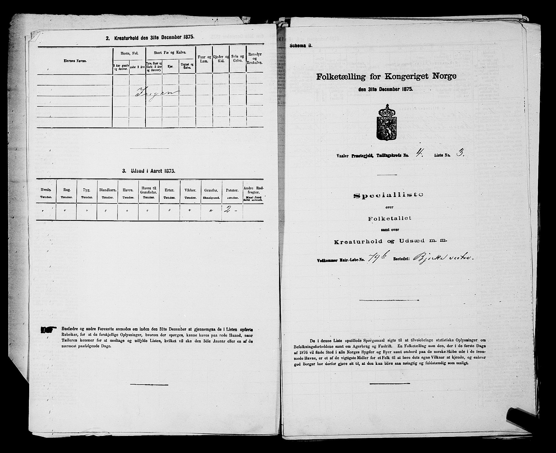 RA, 1875 census for 0137P Våler, 1875, p. 569