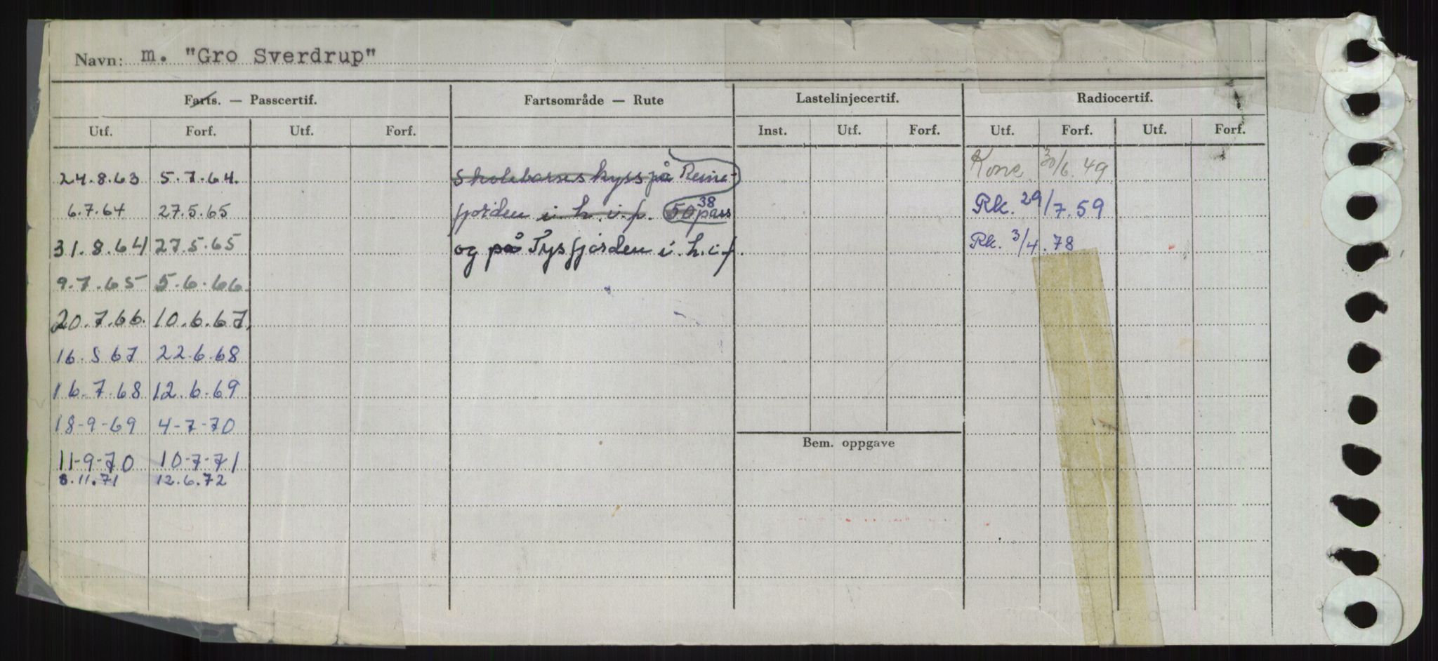 Sjøfartsdirektoratet med forløpere, Skipsmålingen, AV/RA-S-1627/H/Ha/L0002/0002: Fartøy, Eik-Hill / Fartøy, G-Hill, p. 278