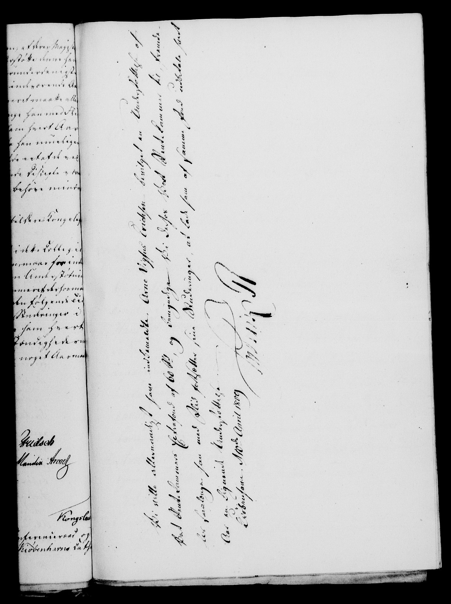 Rentekammeret, Kammerkanselliet, RA/EA-3111/G/Gf/Gfa/L0091: Norsk relasjons- og resolusjonsprotokoll (merket RK 52.91), 1809, p. 146