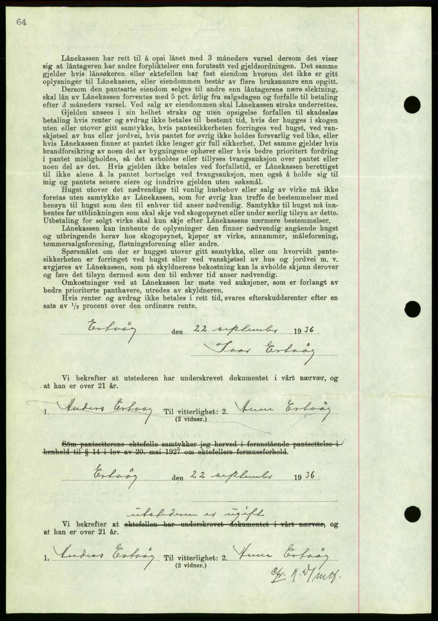 Nordmøre sorenskriveri, AV/SAT-A-4132/1/2/2Ca/L0090: Mortgage book no. B80, 1936-1937, Diary no: : 2106/1936