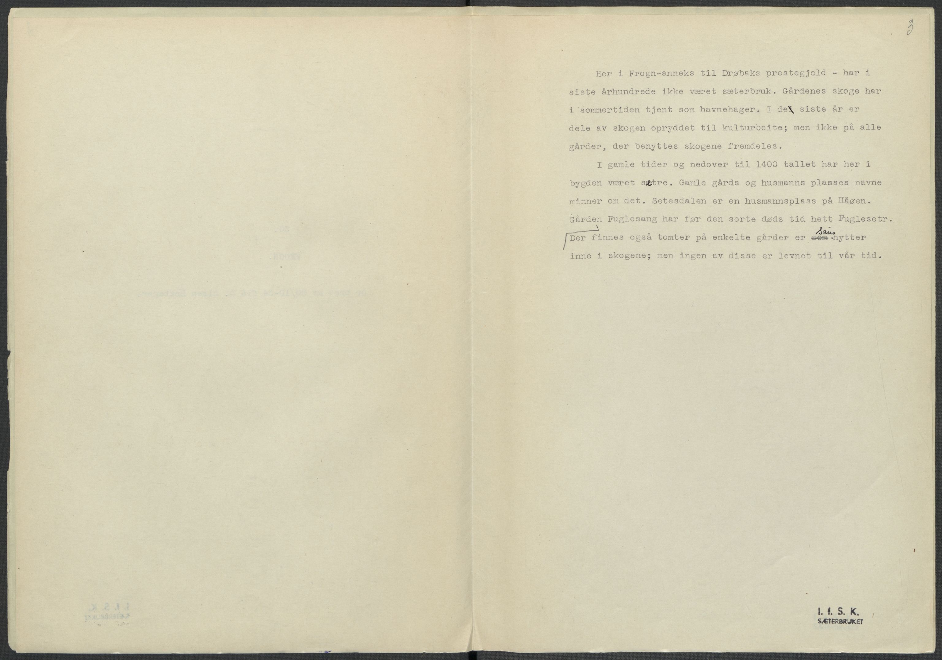 Instituttet for sammenlignende kulturforskning, AV/RA-PA-0424/F/Fc/L0002/0002: Eske B2: / Akershus (perm II), 1932-1936, p. 3